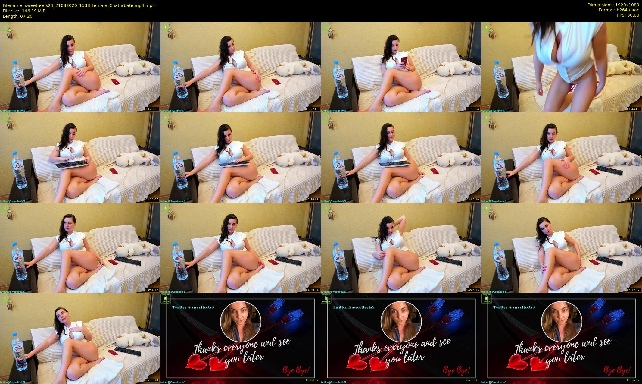 sweetteets24 — 8 minute Chaturbate female cam show recording, 1080p, Mar 21, 2020