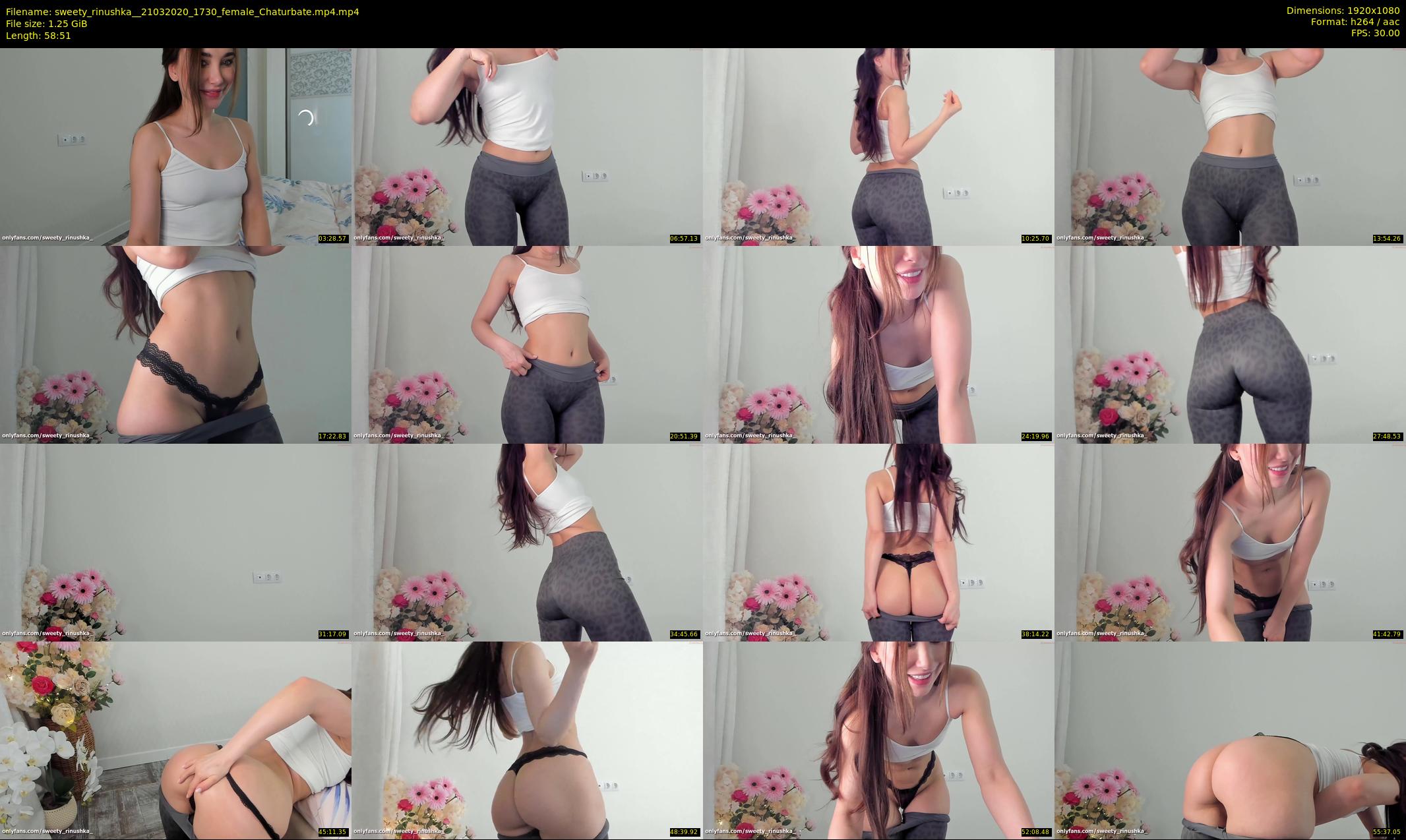 sweety_rinushka_ — 59 minute Chaturbate female cam show recording, 1080p, Mar 21, 2020