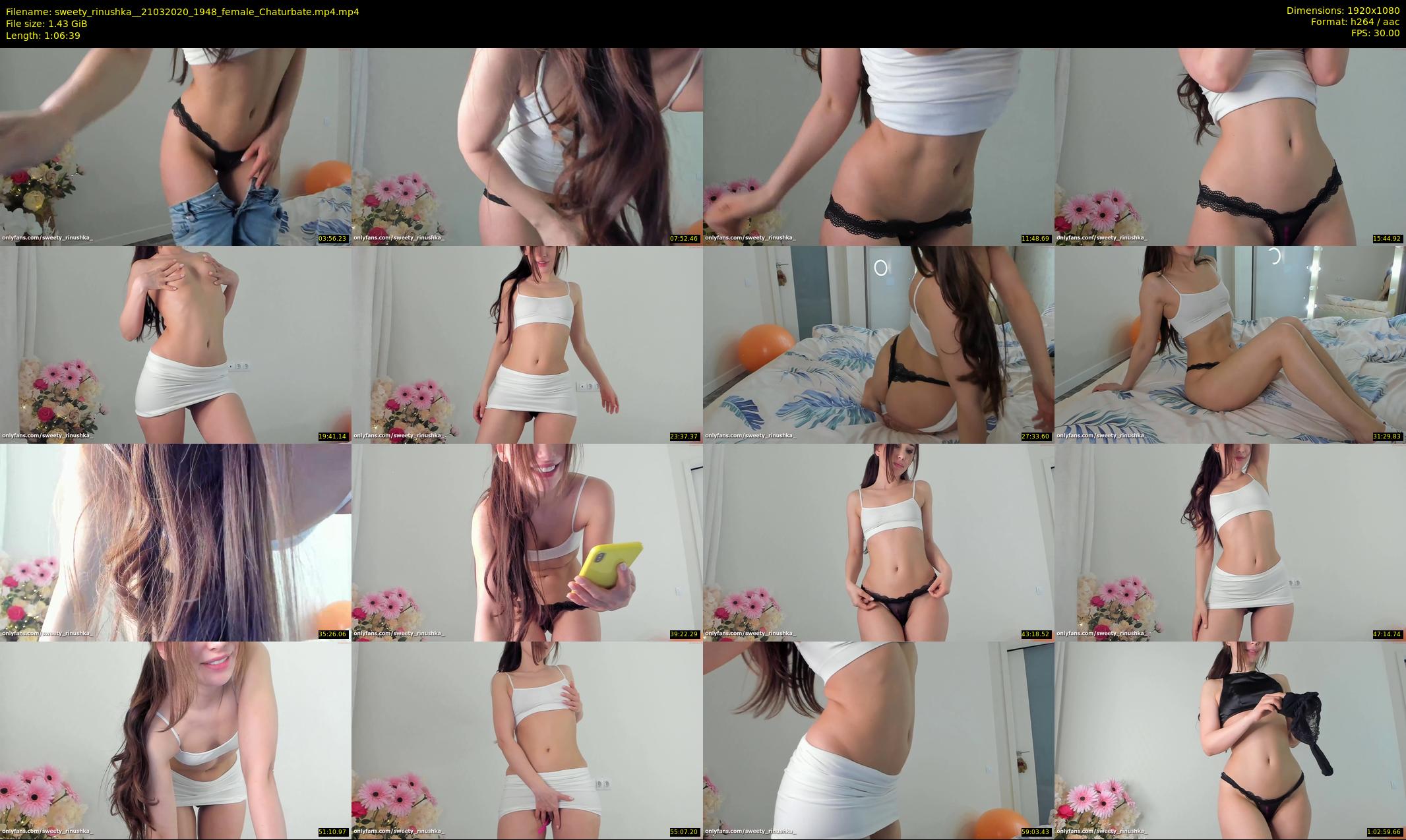 sweety_rinushka_ — 67 minute Chaturbate female cam show recording, 1080p, Mar 21, 2020