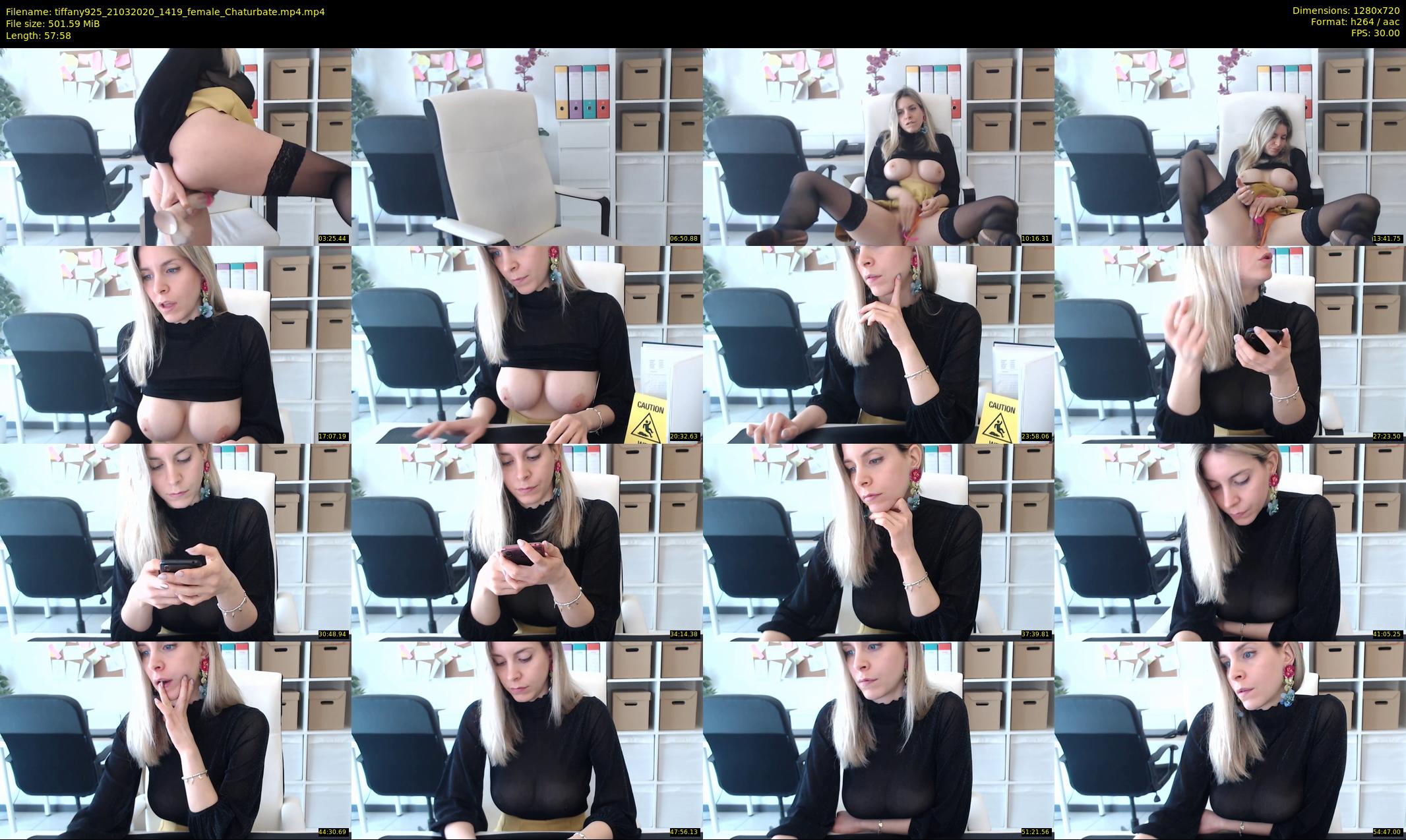 tiffany925 — 58 minute Chaturbate female cam show recording, 720p, Mar 21, 2020