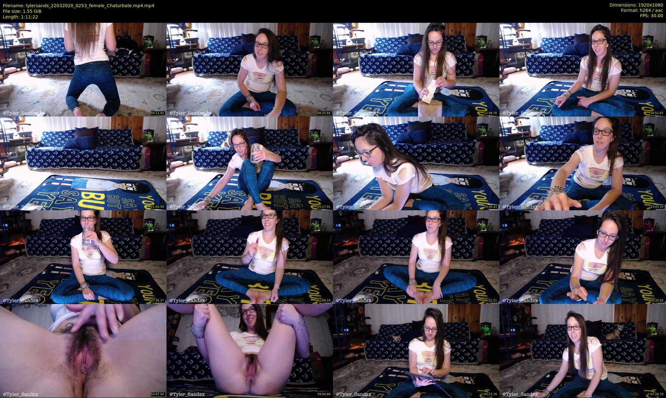 tylersands — 72 minute Chaturbate female cam show recording, 1080p, Mar 22, 2020
