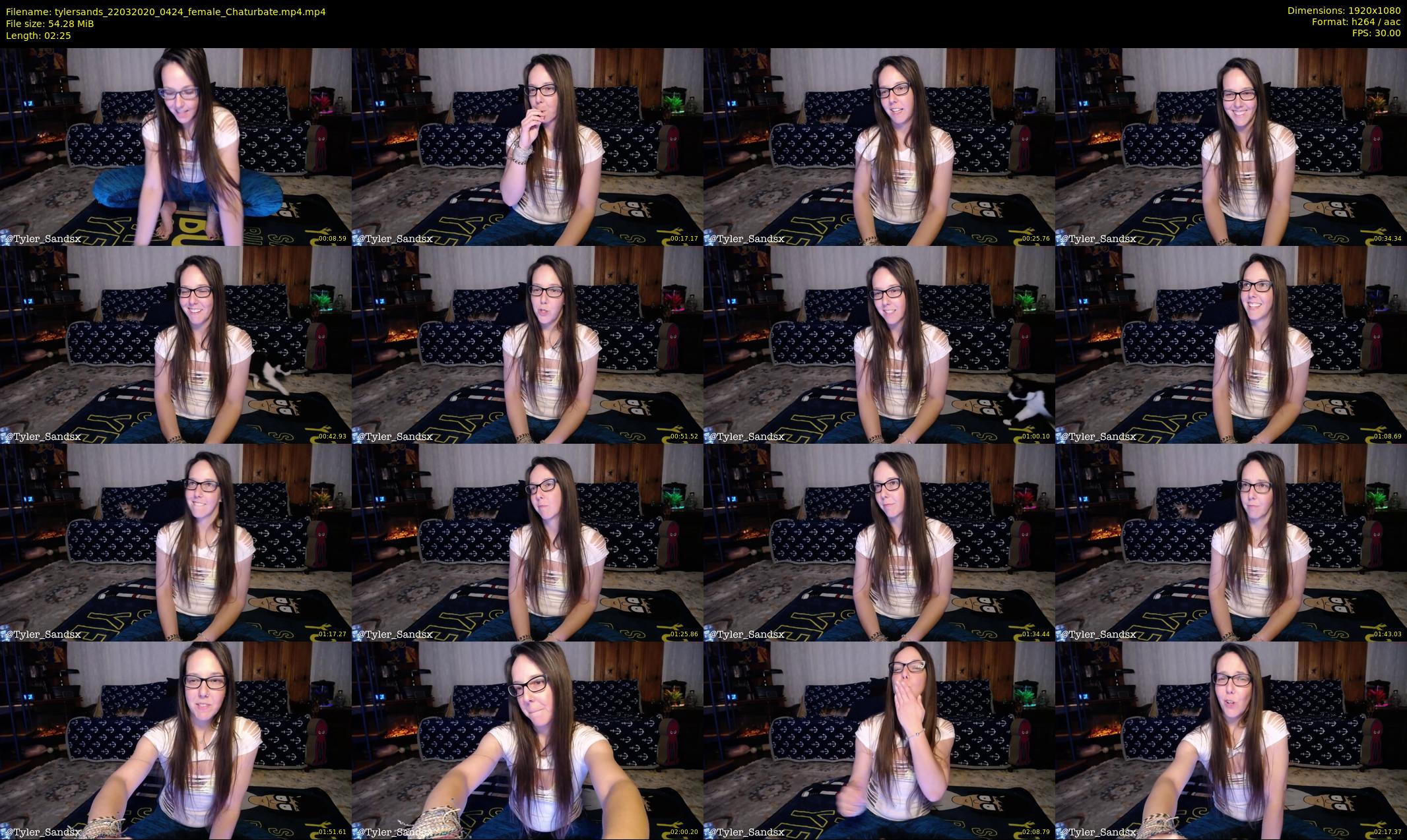 tylersands — 3 minute Chaturbate female cam show recording, 1080p, Mar 22, 2020