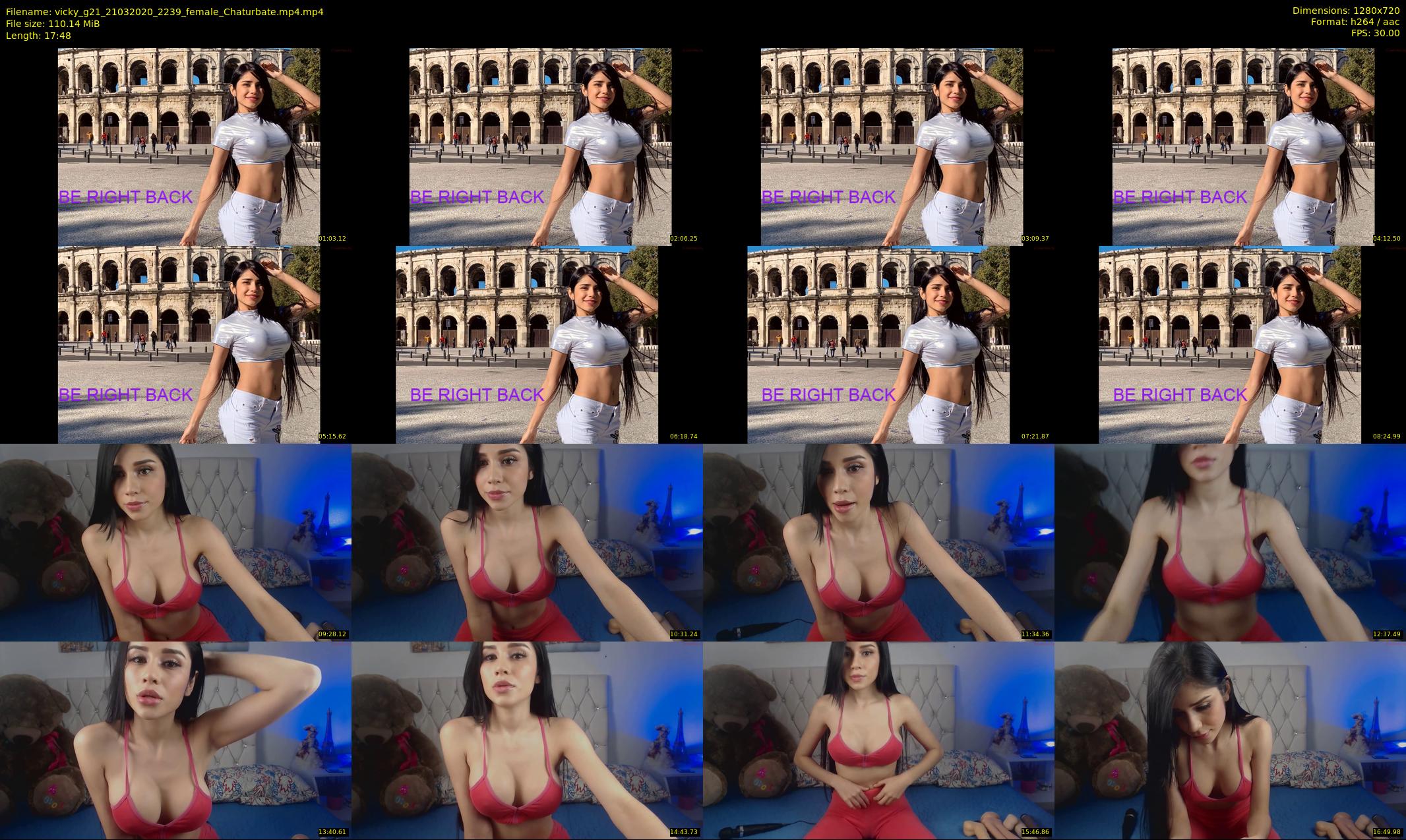vicky_g21 — 18 minute Chaturbate female cam show recording, 720p, Mar 21, 2020