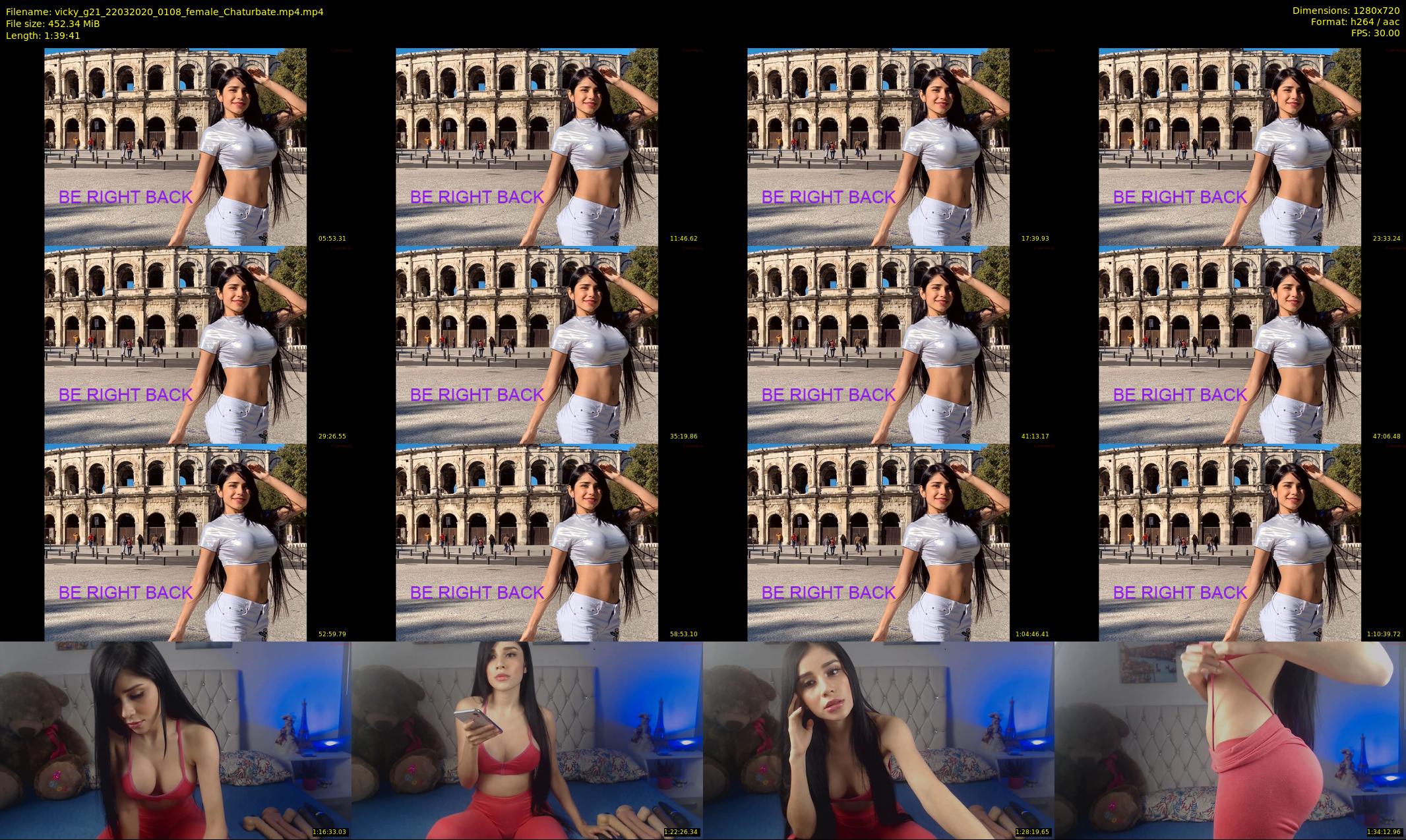 vicky_g21 — 100 minute Chaturbate female cam show recording, 720p, Mar 22, 2020