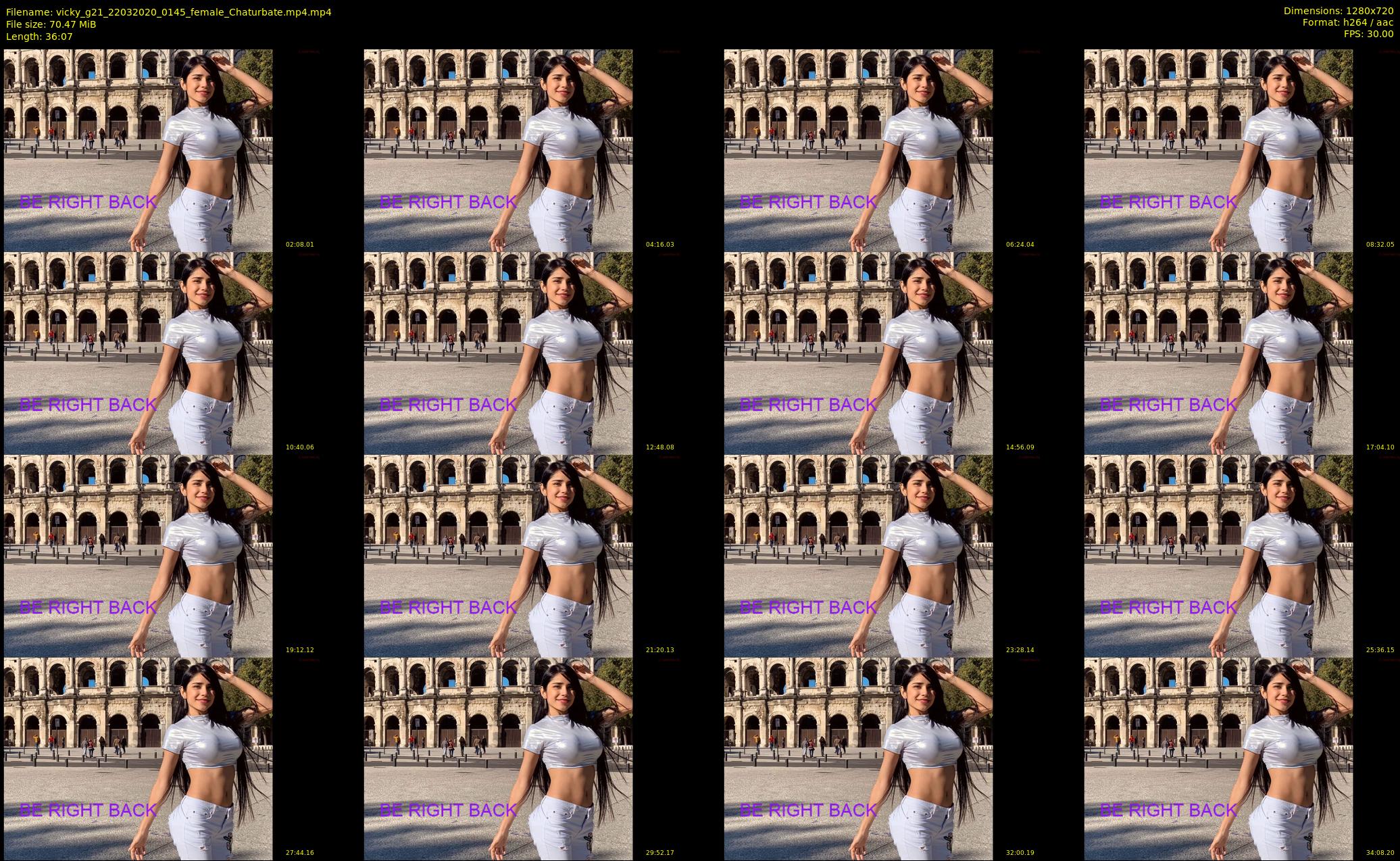 vicky_g21 — 37 minute Chaturbate female cam show recording, 720p, Mar 22, 2020