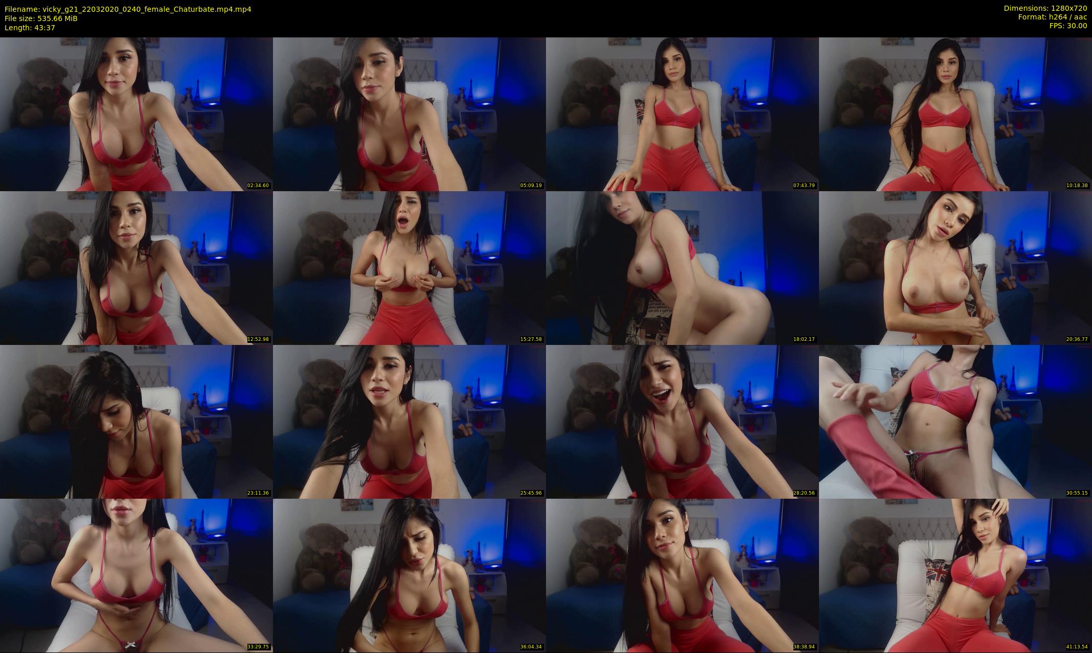vicky_g21 — 44 minute Chaturbate female cam show recording, 720p, Mar 22, 2020