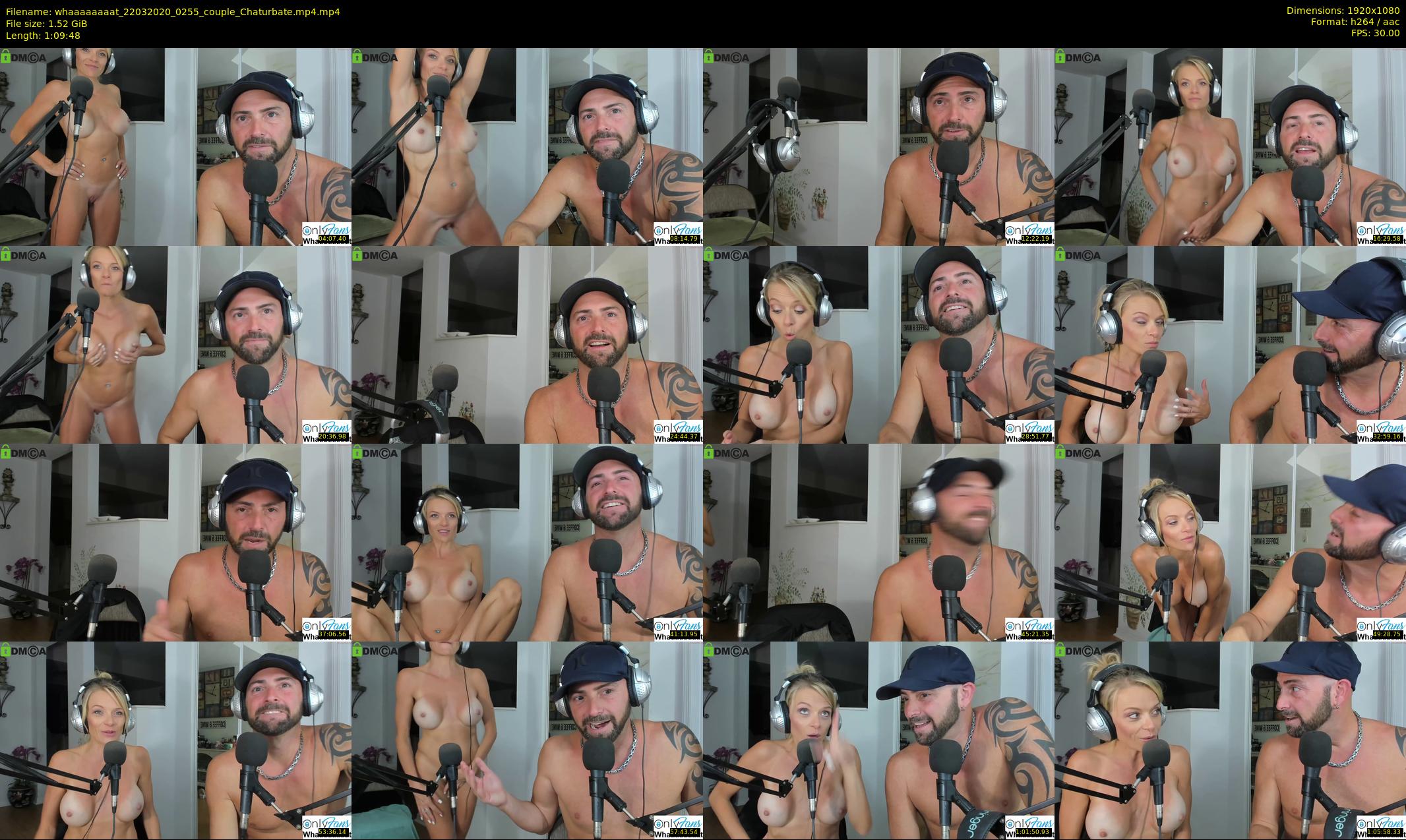 whaaaaaaaat — 70 minute Chaturbate couple cam show recording, 1080p, Mar 22, 2020