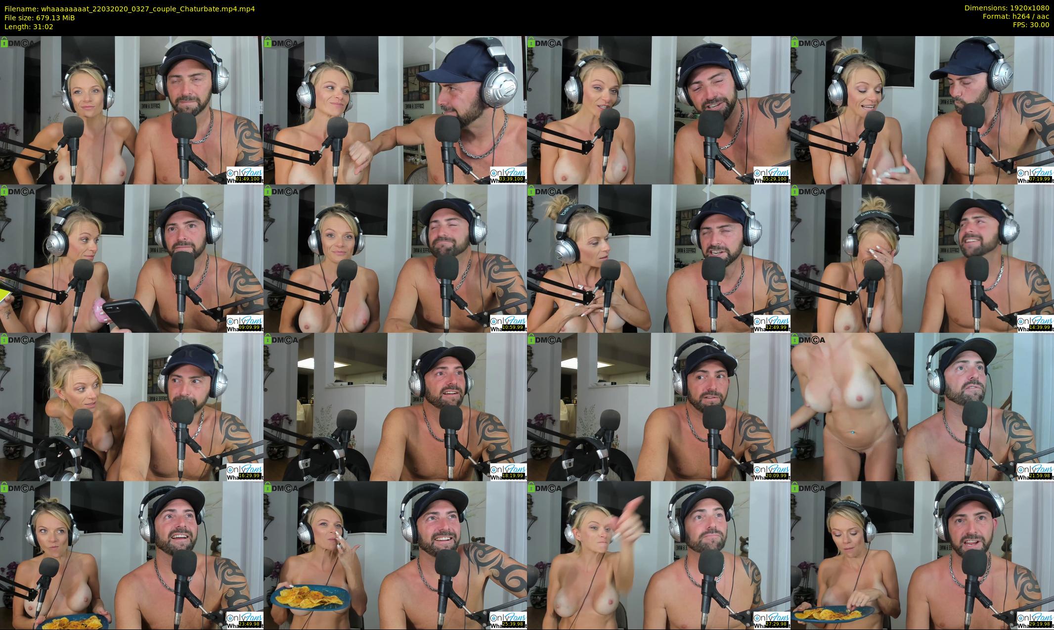 whaaaaaaaat — 32 minute Chaturbate couple cam show recording, 1080p, Mar 22, 2020