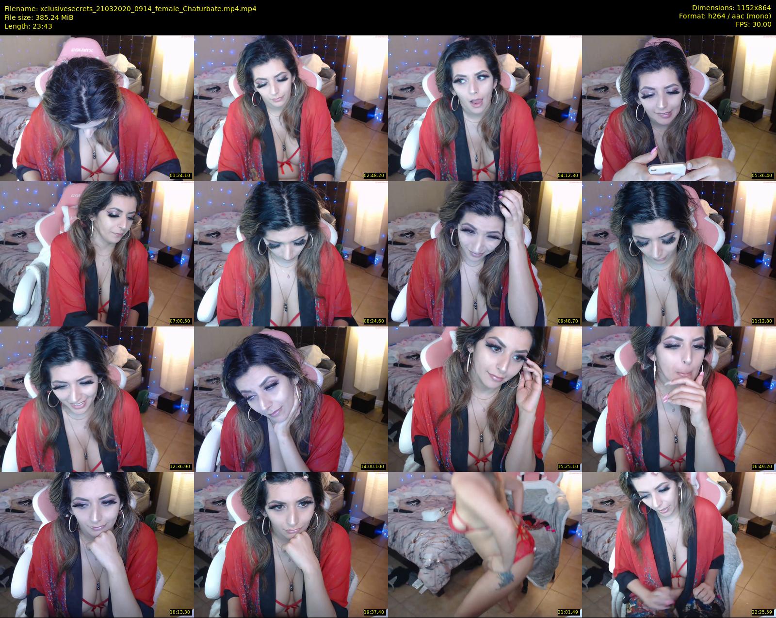 xclusivesecrets — 24 minute Chaturbate female cam show recording, 720p, Mar 21, 2020