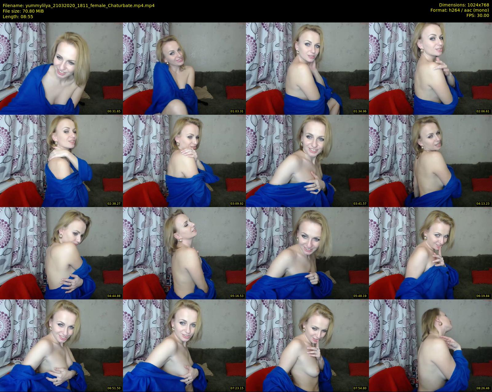 yummylilya — 9 minute Chaturbate female cam show recording, 720p, Mar 21, 2020