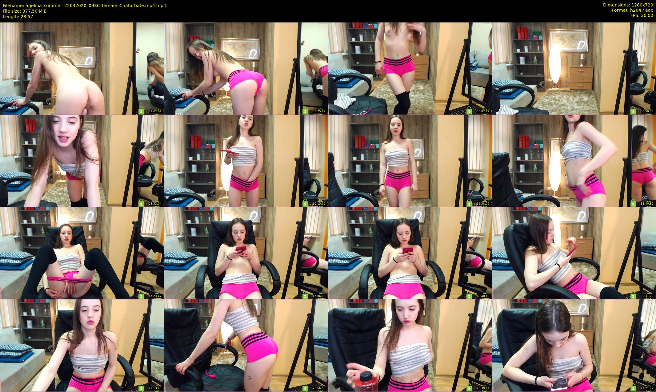 agelina_summer — 29 minute Chaturbate female cam show recording, 720p, Mar 22, 2020