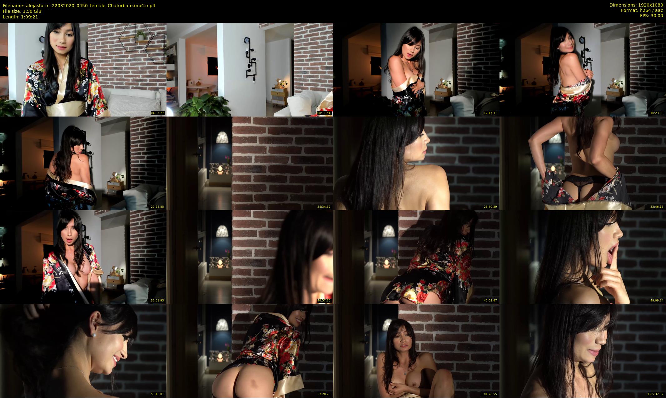 alejastorm — 70 minute Chaturbate female cam show recording, 1080p, Mar 22, 2020