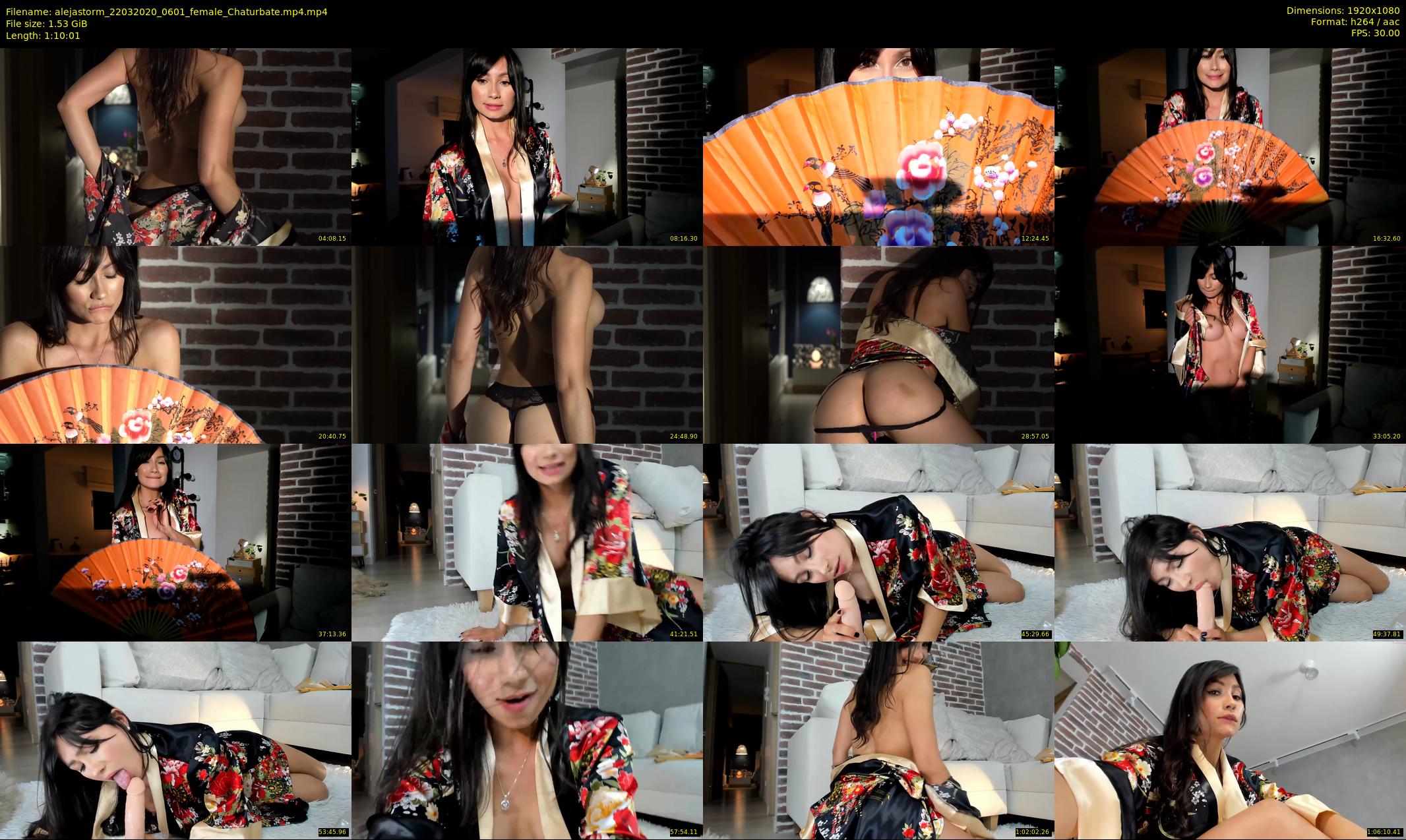 alejastorm — 71 minute Chaturbate female cam show recording, 1080p, Mar 22, 2020
