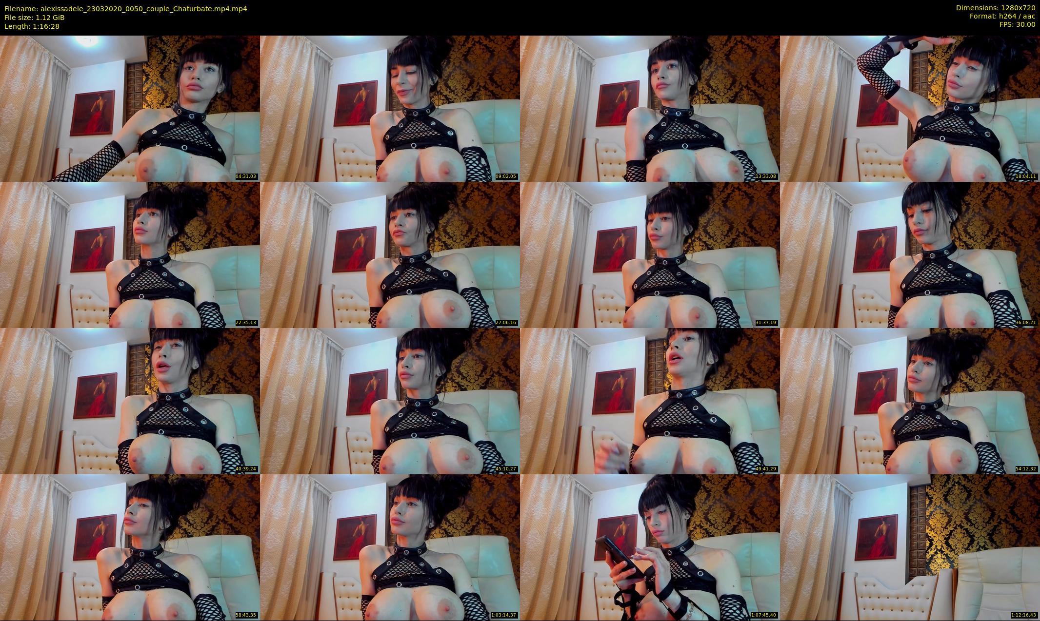 alexissadele — 77 minute Chaturbate female cam show recording, 720p, Mar 23, 2020
