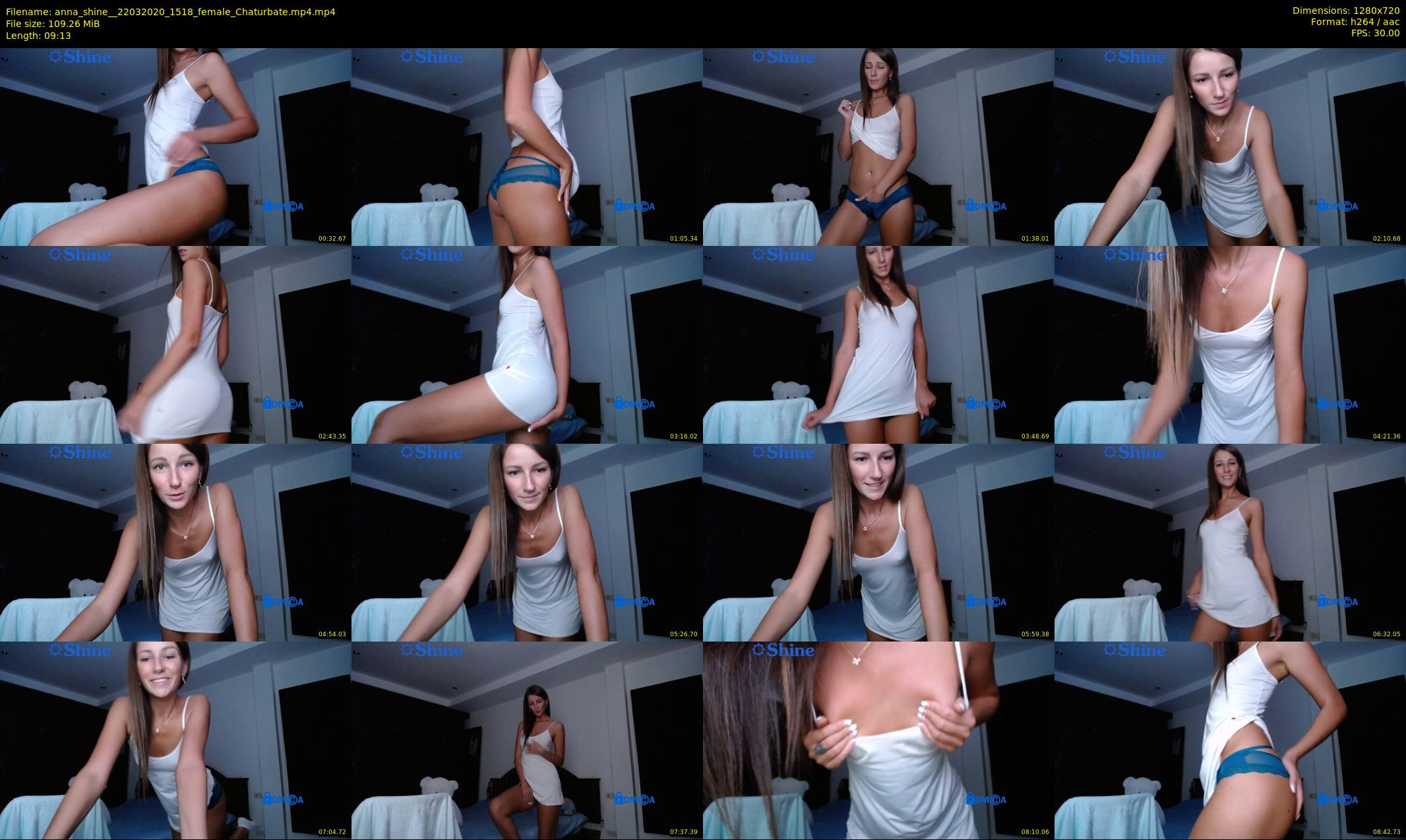 anna_shine_ — 10 minute Chaturbate female cam show recording, 720p, Mar 22, 2020