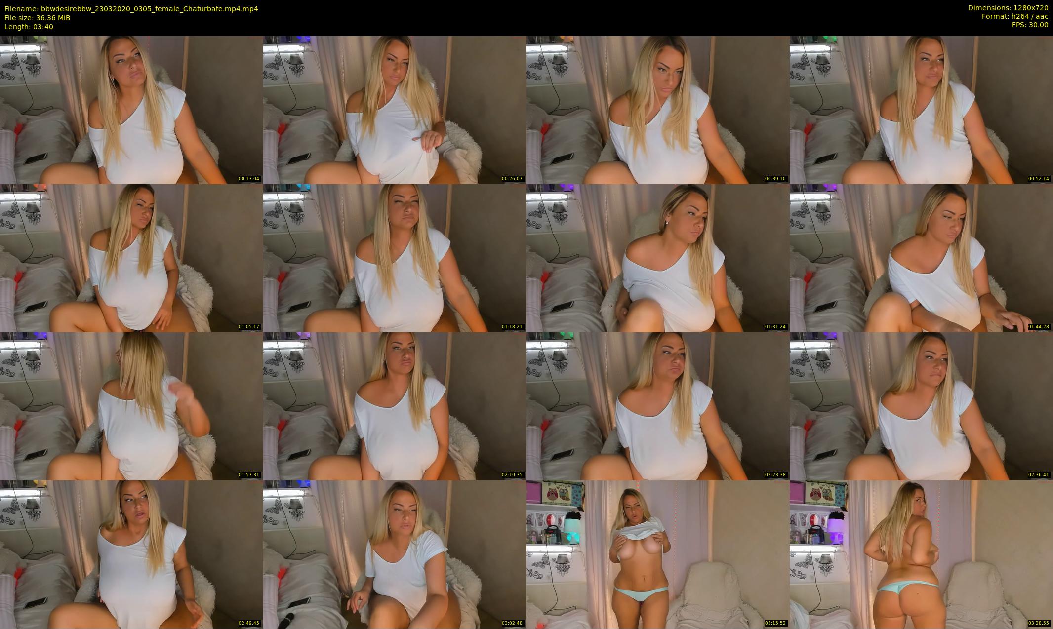 bbwdesirebbw — 4 minute Chaturbate female cam show recording, 720p, Mar 23, 2020