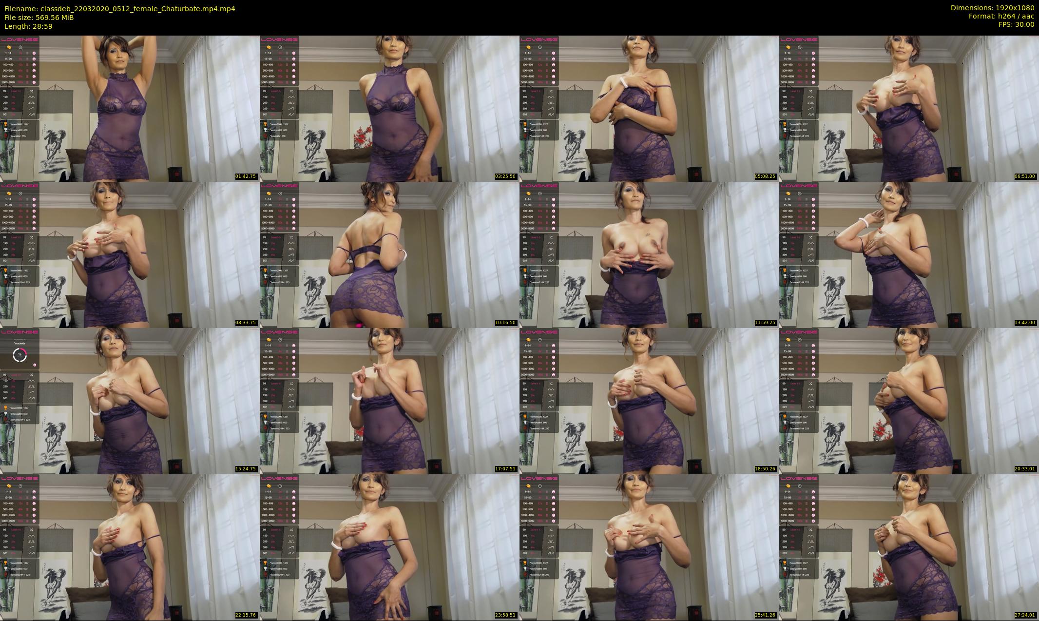 classdeb — 29 minute Chaturbate female cam show recording, 1080p, Mar 22, 2020