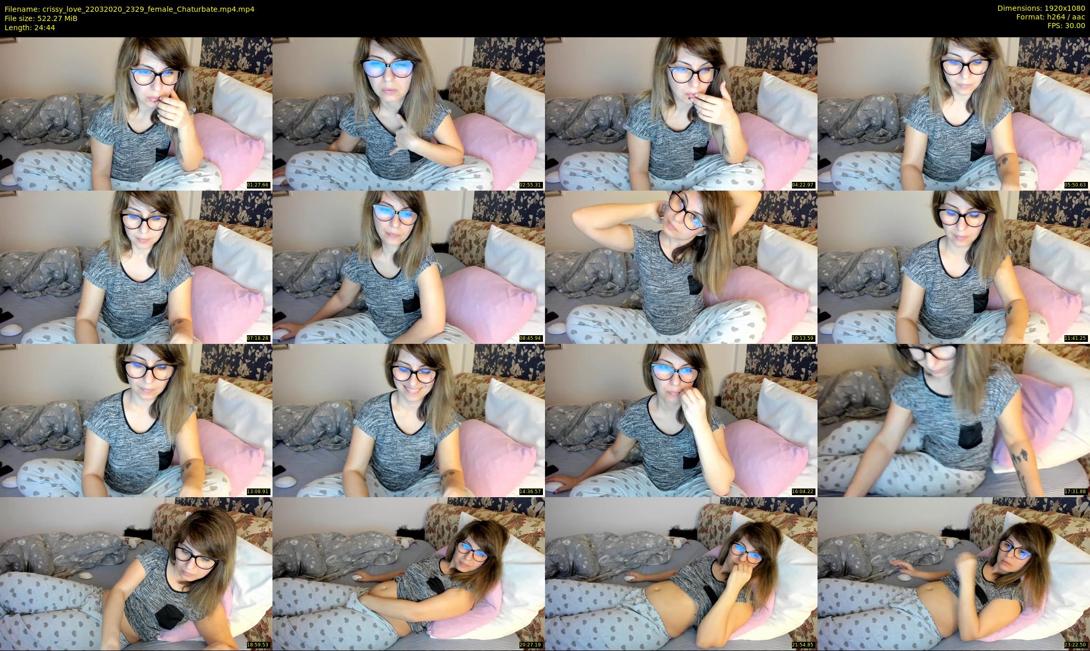 crissy_love — 25 minute Chaturbate female cam show recording, 1080p, Mar 22, 2020