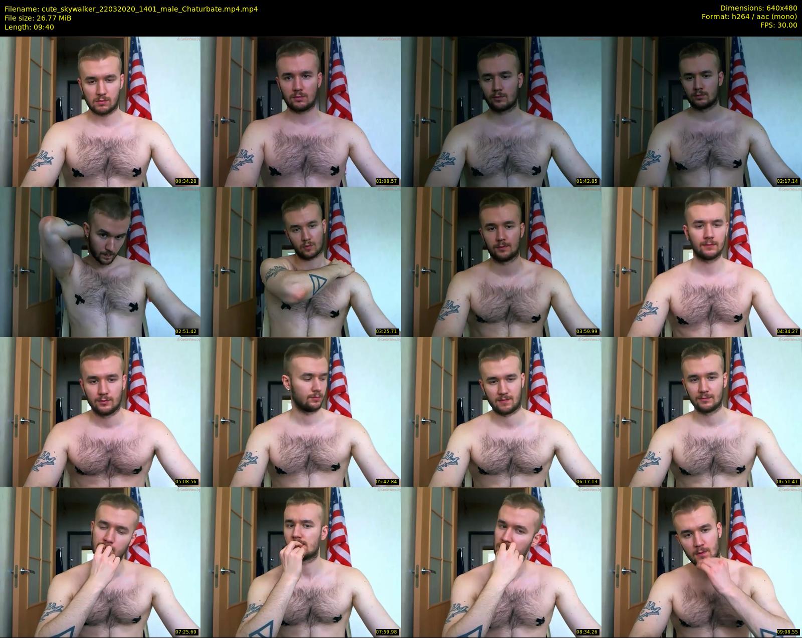 cute_skywalker — 10 minute Chaturbate male cam show recording, 480p, Mar 22, 2020