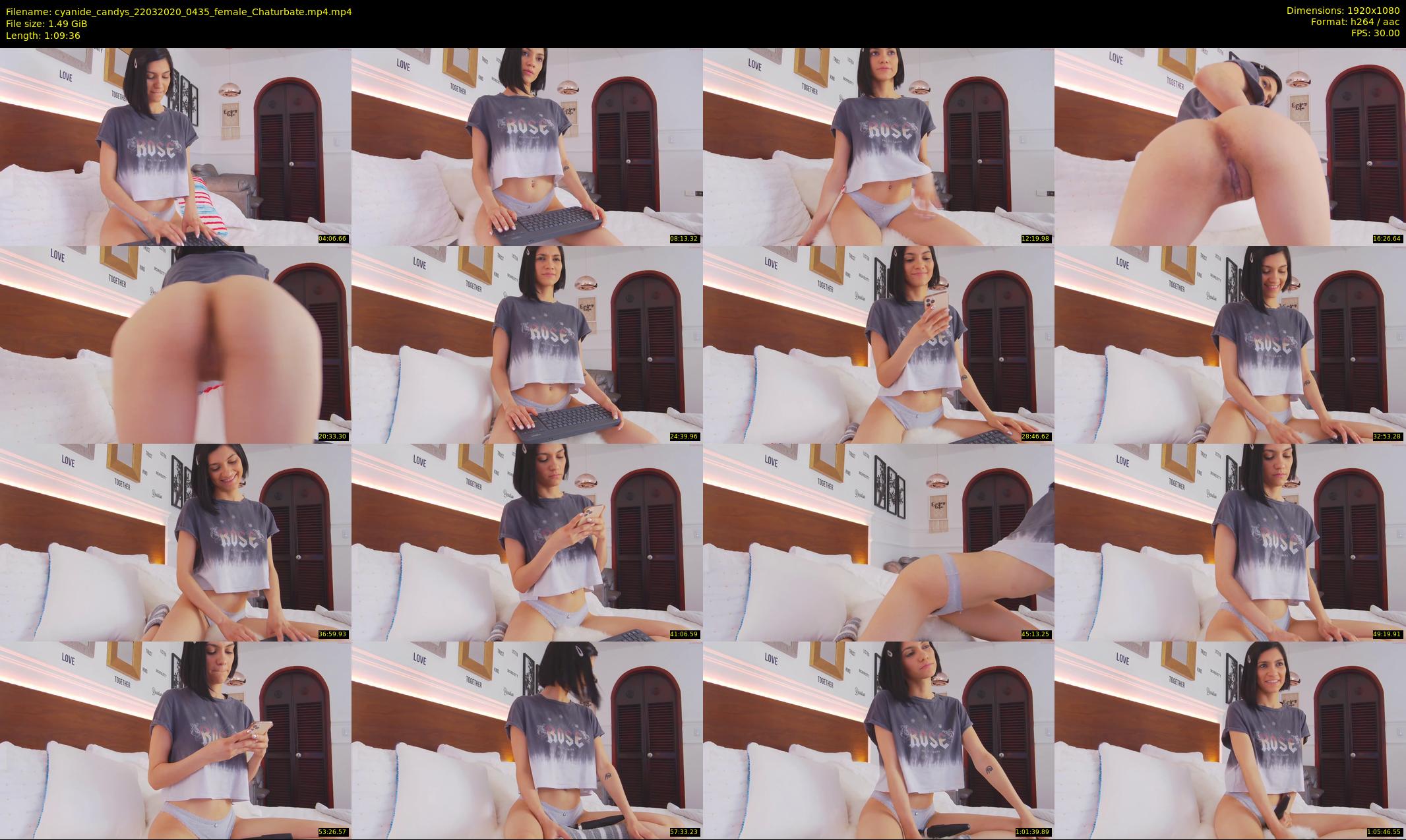 cyanide_candys — 70 minute Chaturbate female cam show recording, 1080p, Mar 22, 2020