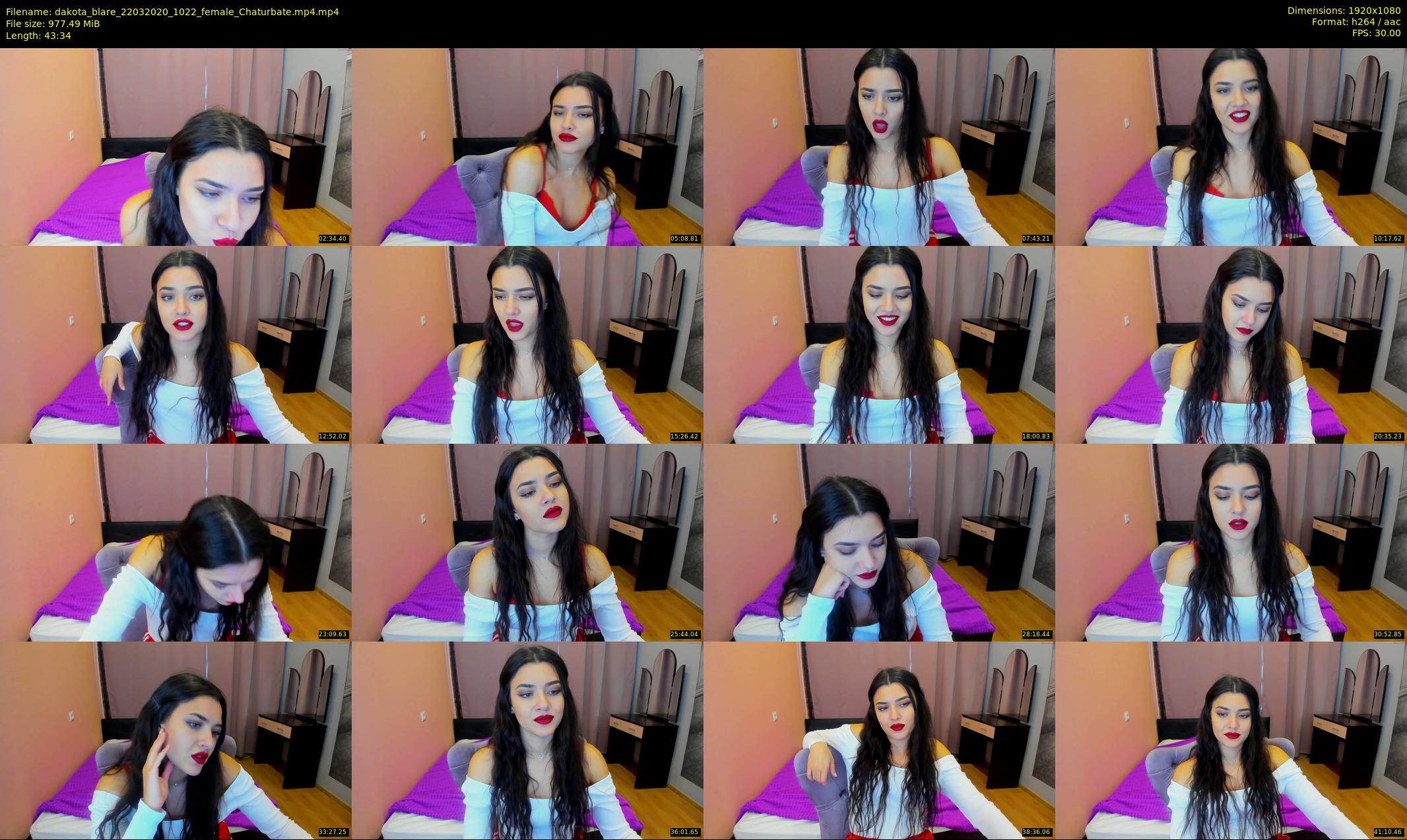 dakota_blare — 44 minute Chaturbate female cam show recording, 1080p, Mar 22, 2020