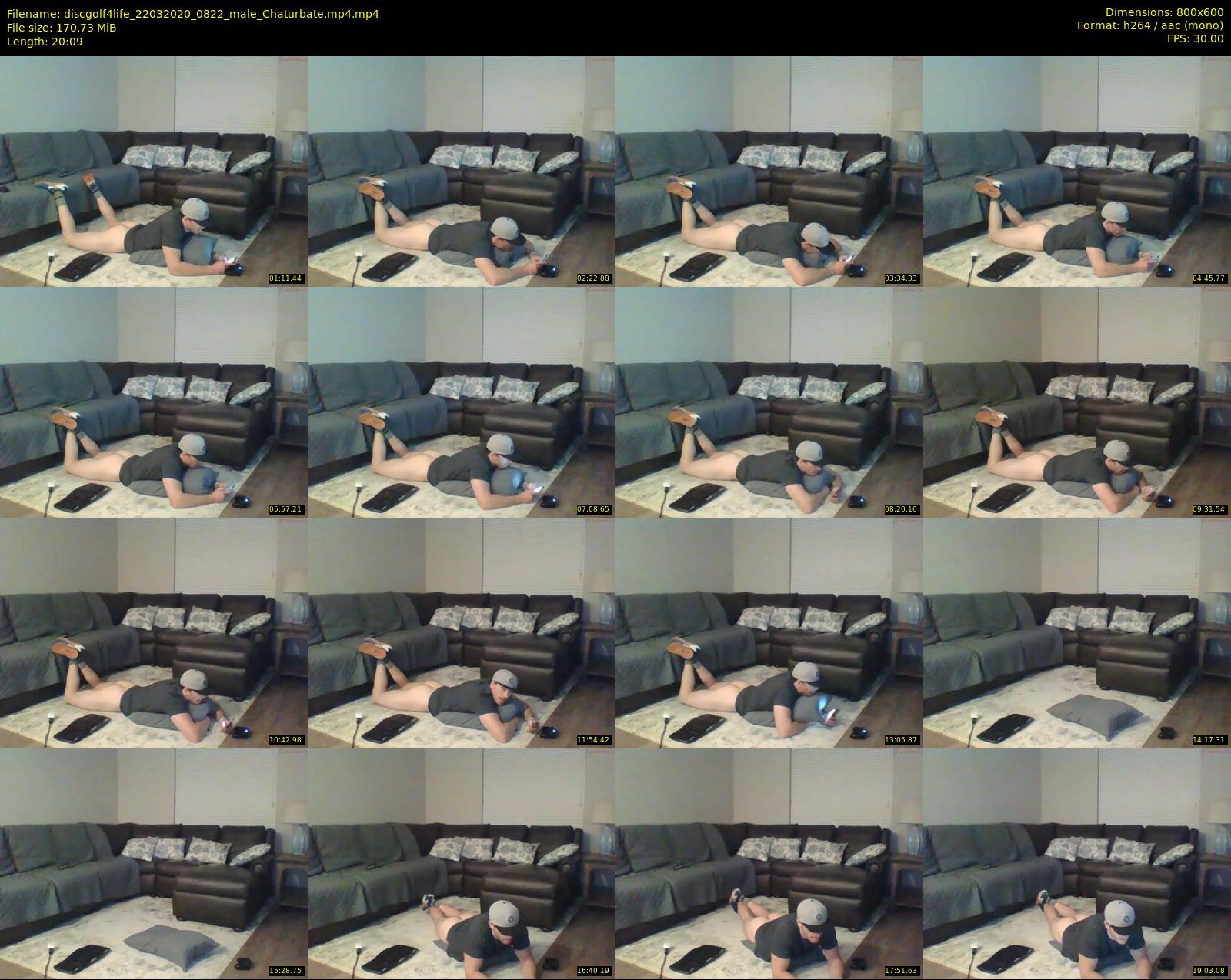 discgolf4life — 21 minute Chaturbate male cam show recording, 480p, Mar 22, 2020
