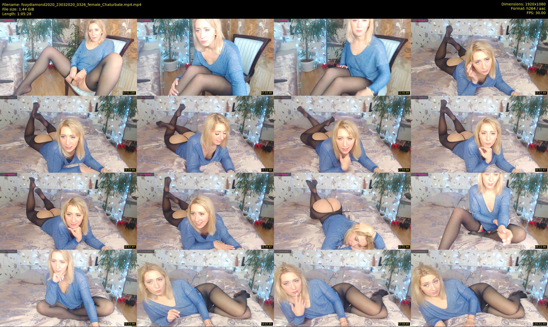 foxydiamond2020 — 66 minute Chaturbate female cam show recording, 1080p, Mar 23, 2020