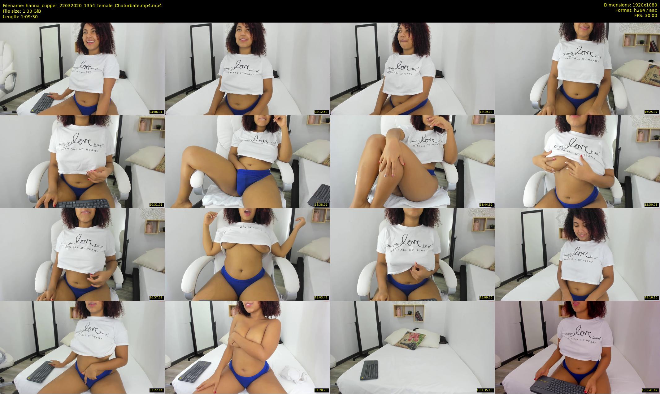 hanna_cupper — 70 minute Chaturbate female cam show recording, 1080p, Mar 22, 2020
