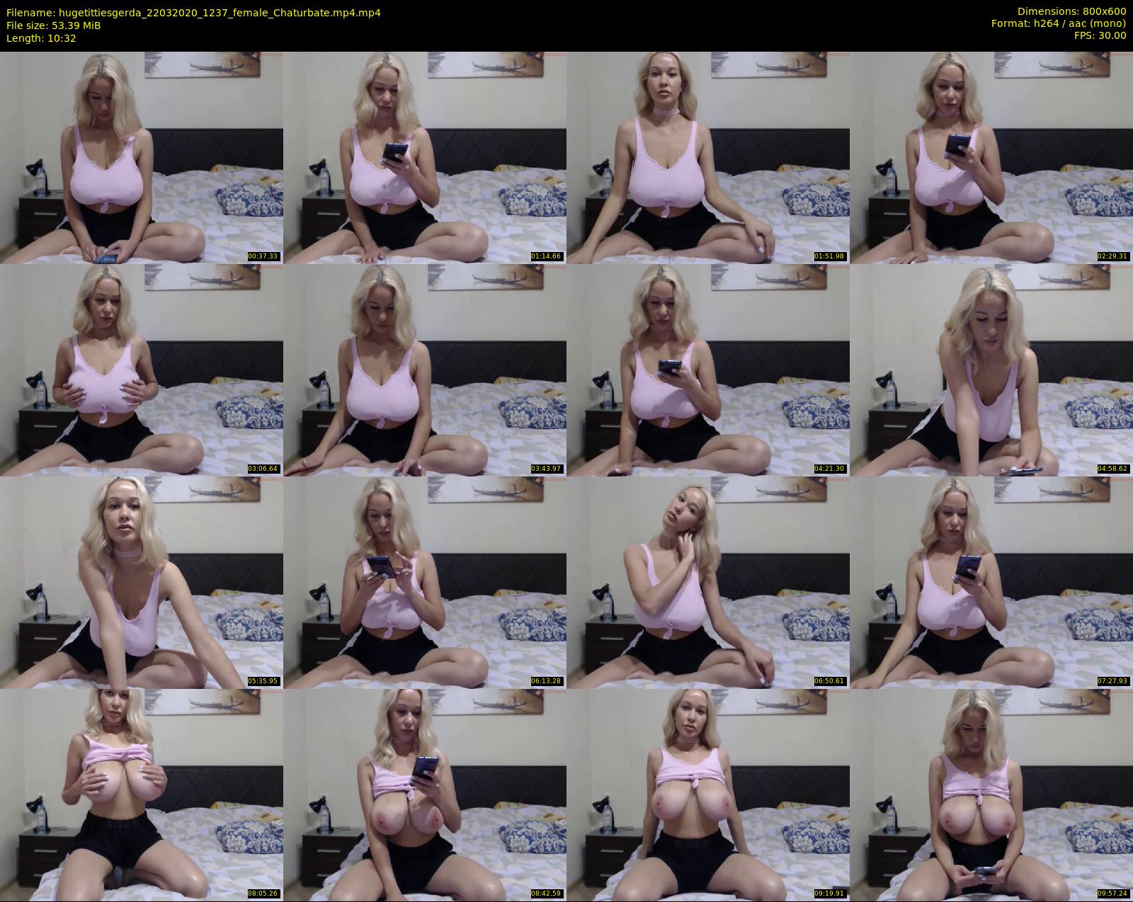 hugetittiesgerda — 11 minute Chaturbate female cam show recording, 480p, Mar 22, 2020