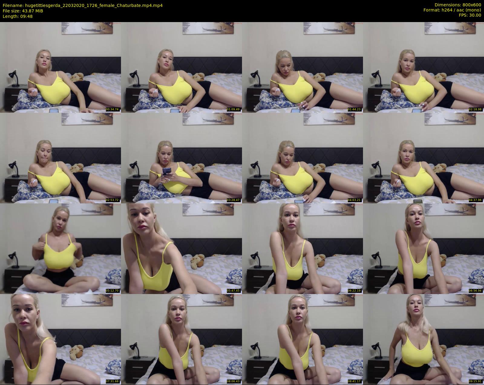 hugetittiesgerda — 10 minute Chaturbate female cam show recording, 480p, Mar 22, 2020