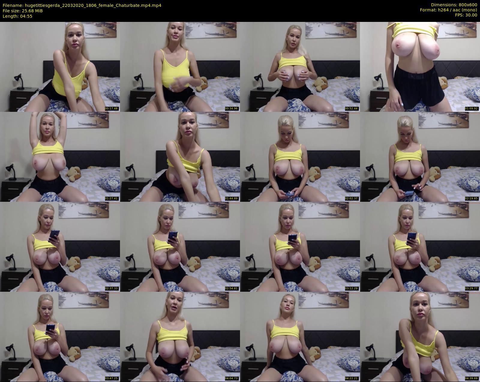 hugetittiesgerda — 5 minute Chaturbate female cam show recording, 480p, Mar 22, 2020