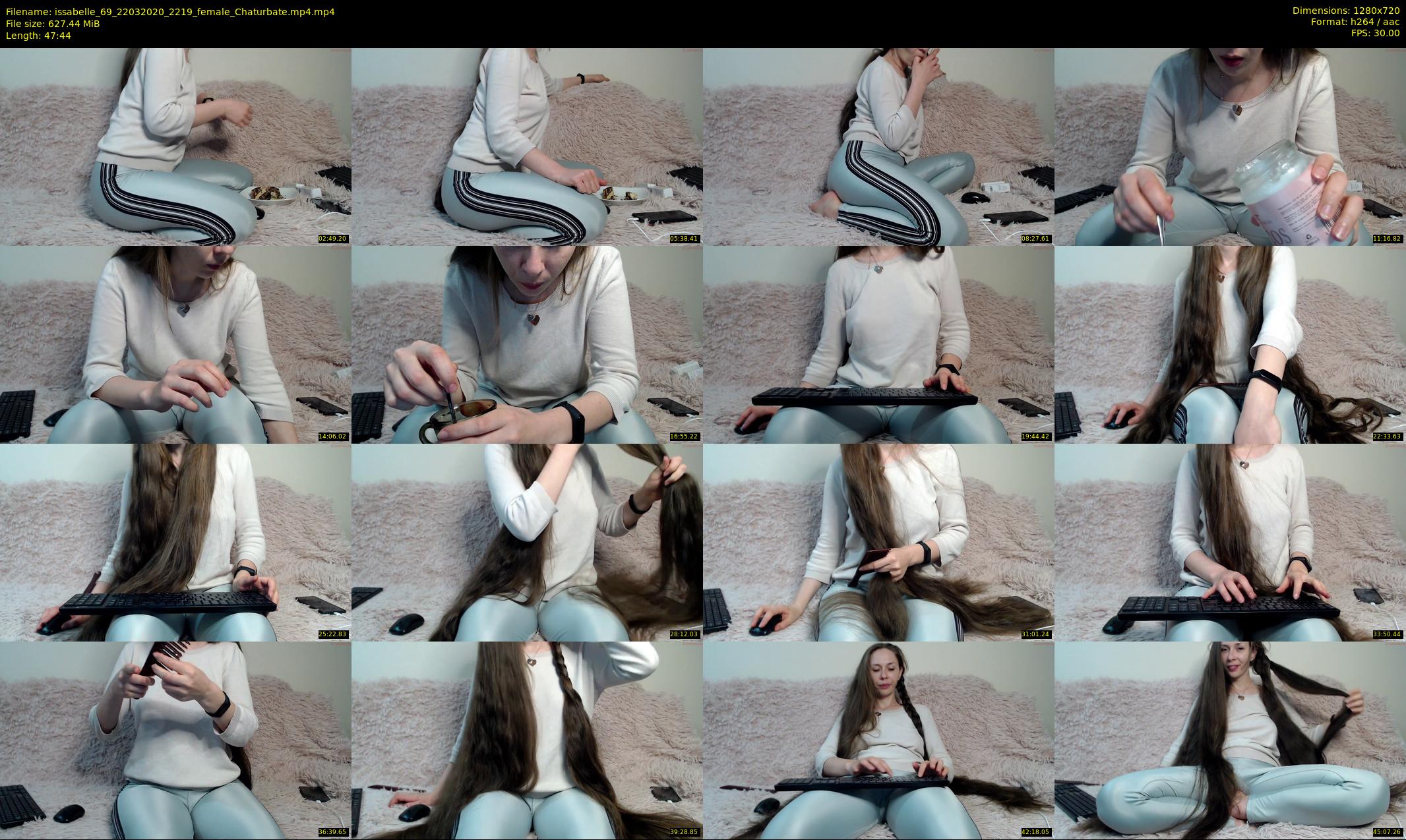 issabelle_69 — 48 minute Chaturbate couple cam show recording, 720p, Mar 22, 2020