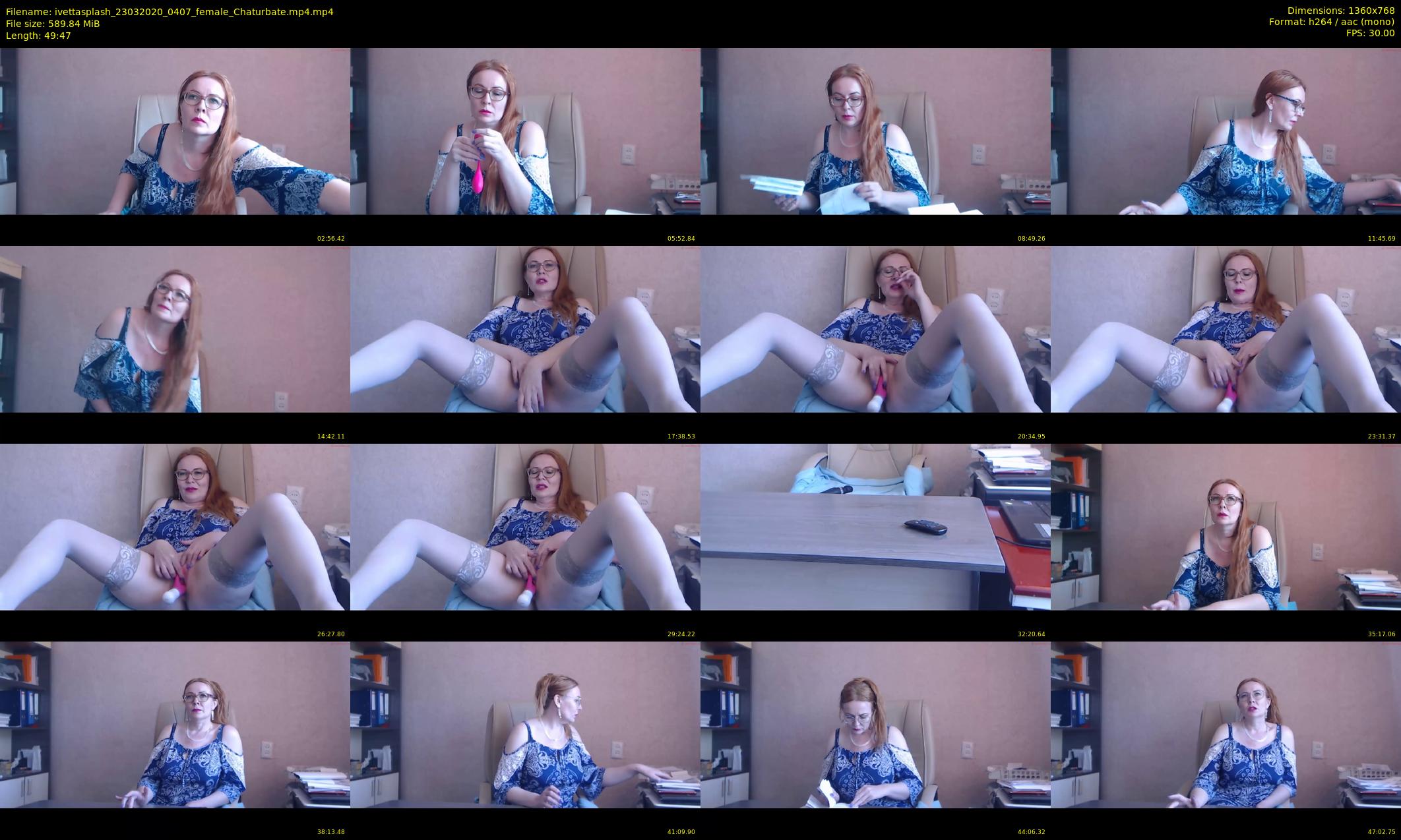 ivettasplash — 50 minute Chaturbate female cam show recording, 720p, Mar 23, 2020