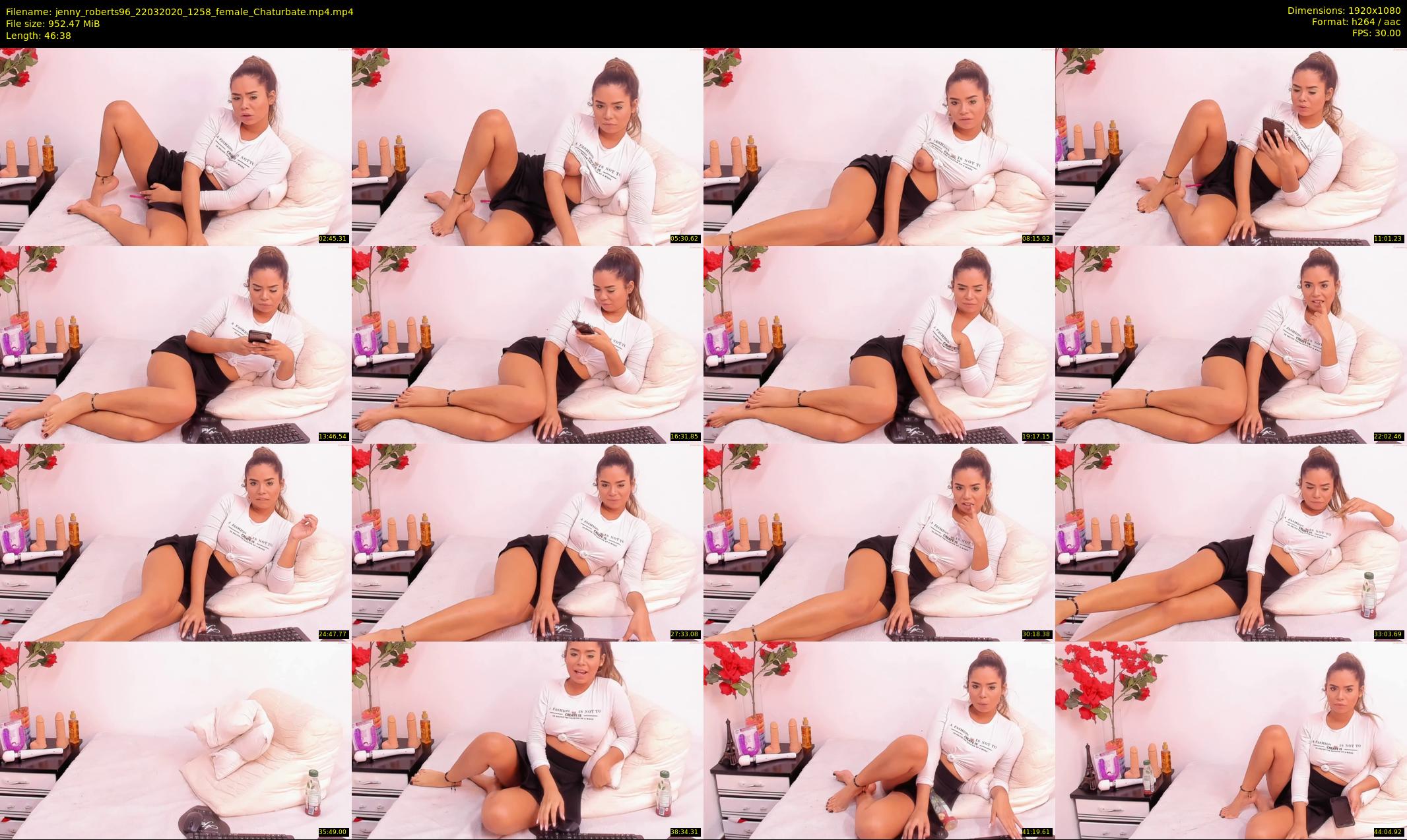 jenny_roberts96 — 47 minute Chaturbate female cam show recording, 1080p, Mar 22, 2020