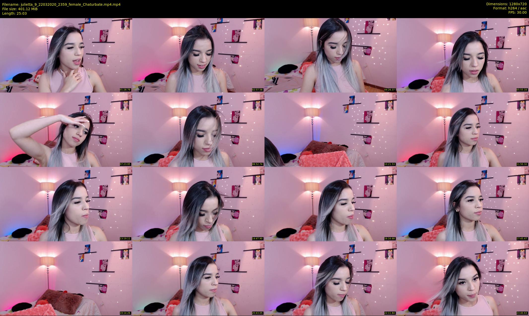 julietta_9 — 26 minute Chaturbate female cam show recording, 720p, Mar 22, 2020