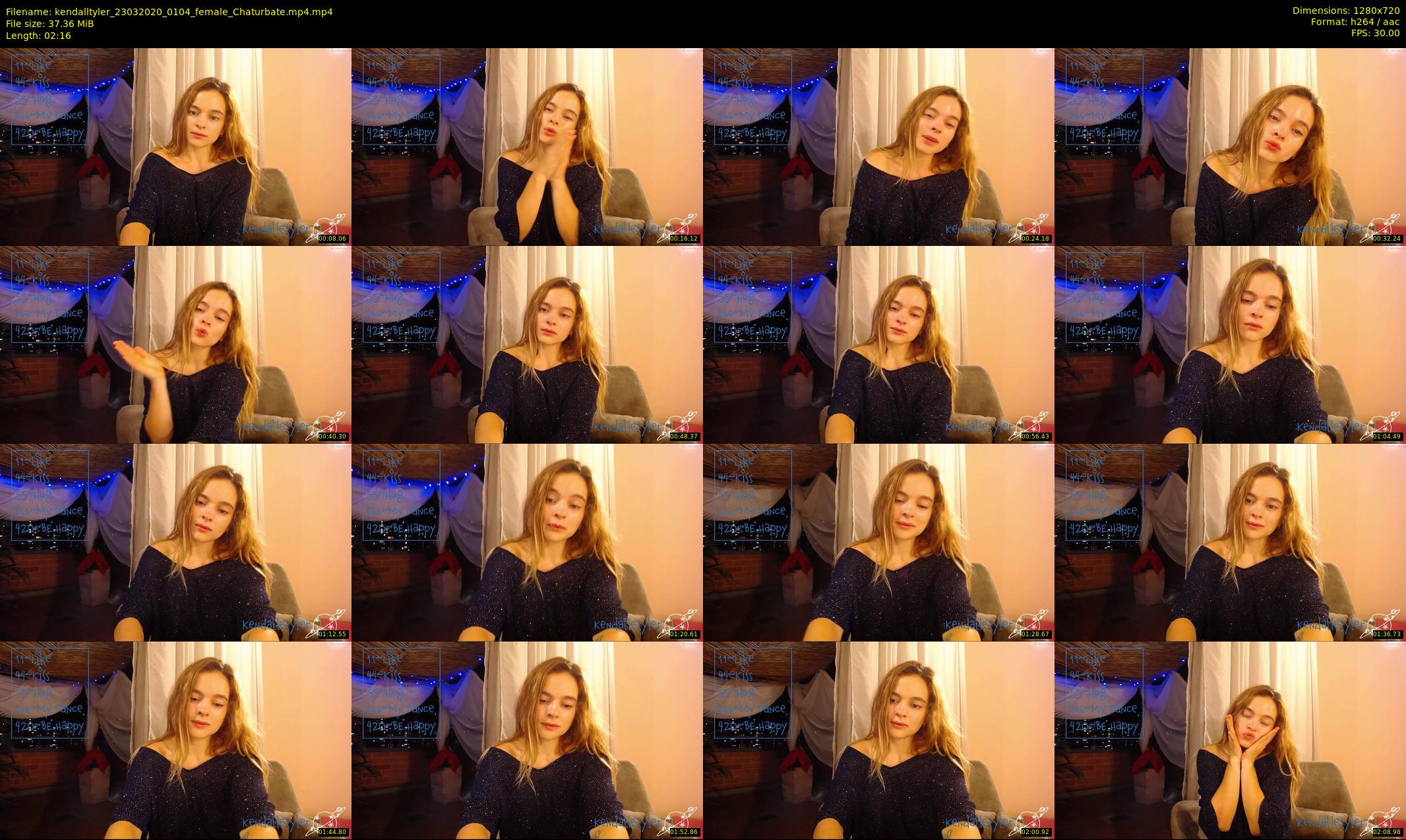 kendalltyler — 3 minute Chaturbate female cam show recording, 720p, Mar 23, 2020