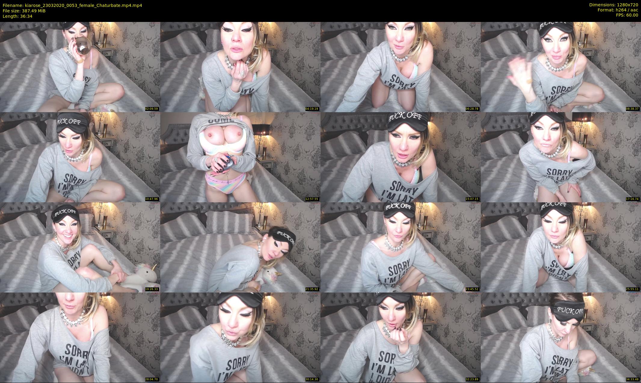 kiarose — 37 minute Chaturbate female cam show recording, 720p, Mar 23, 2020