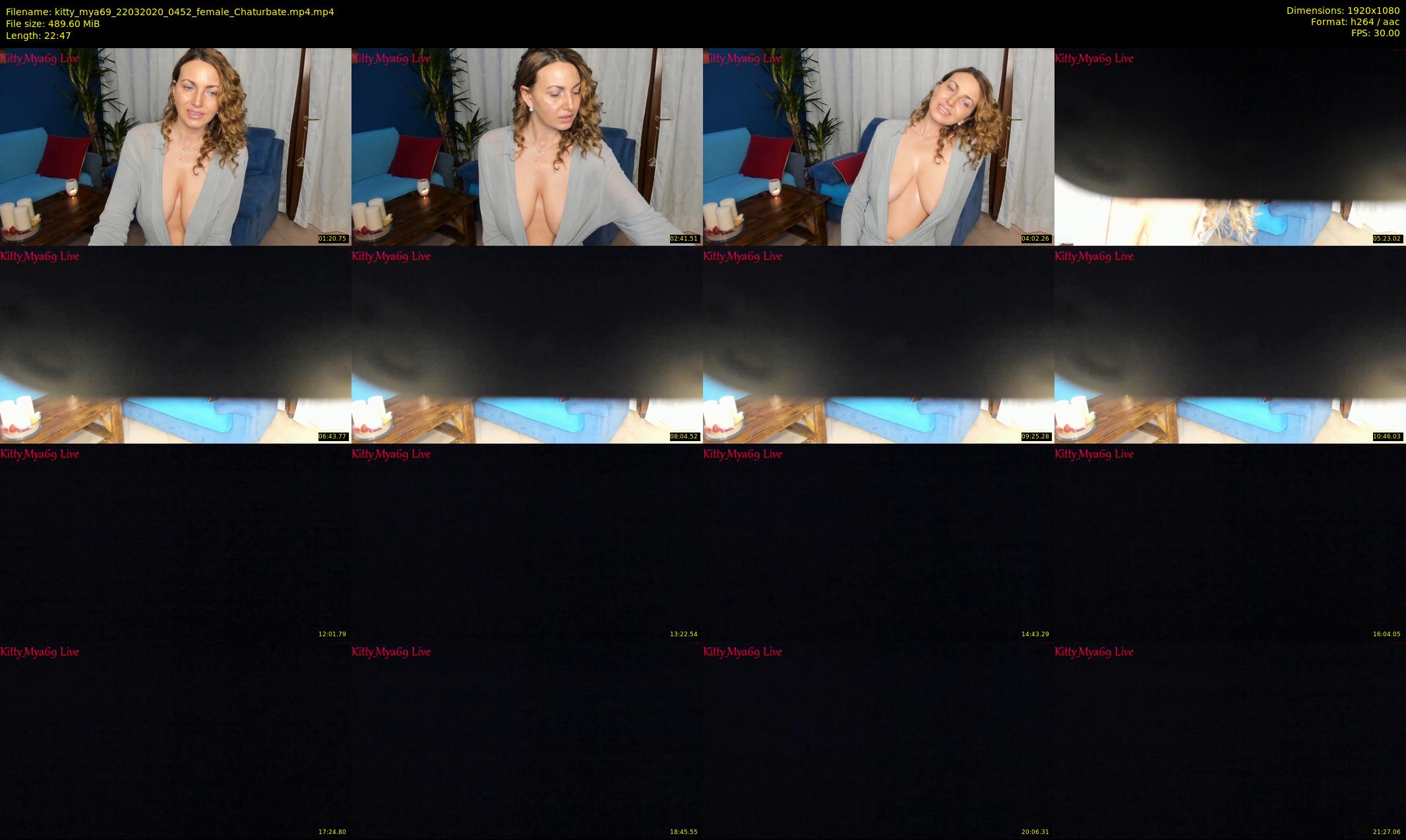 kitty_mya69 — 23 minute Chaturbate female cam show recording, 1080p, Mar 22, 2020