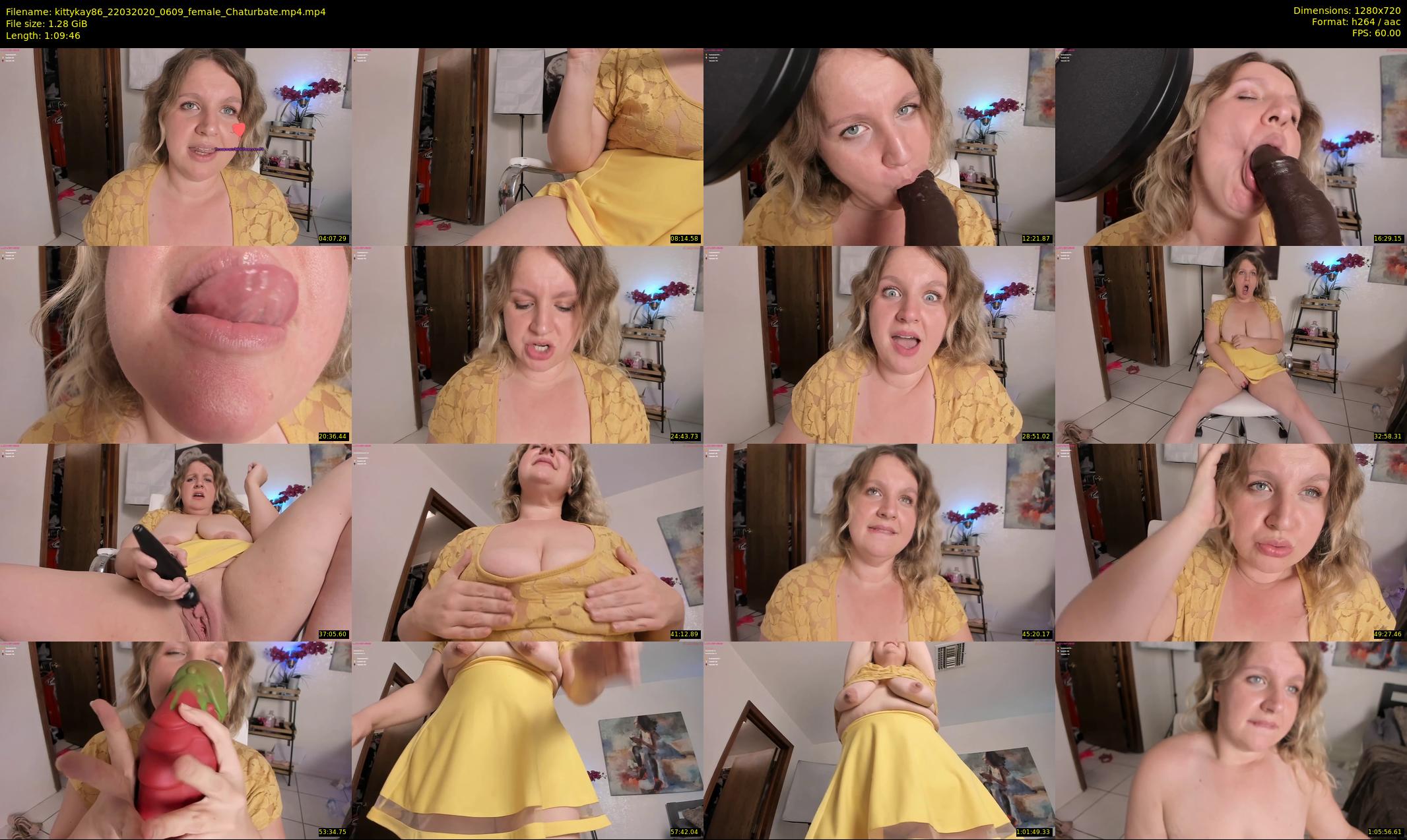 kittykay86 — 70 minute Chaturbate female cam show recording, 720p, Mar 22, 2020