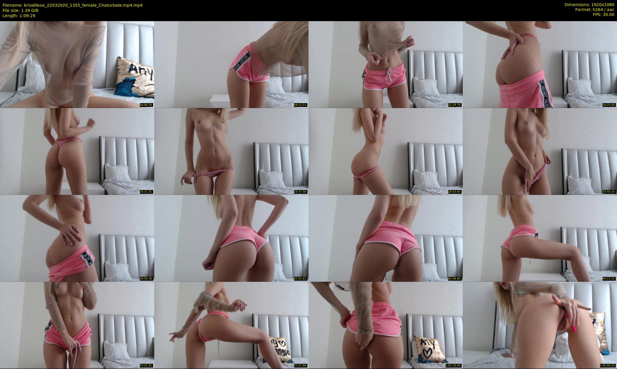 kriss0leoo — 70 minute Chaturbate couple cam show recording, 1080p, Mar 22, 2020