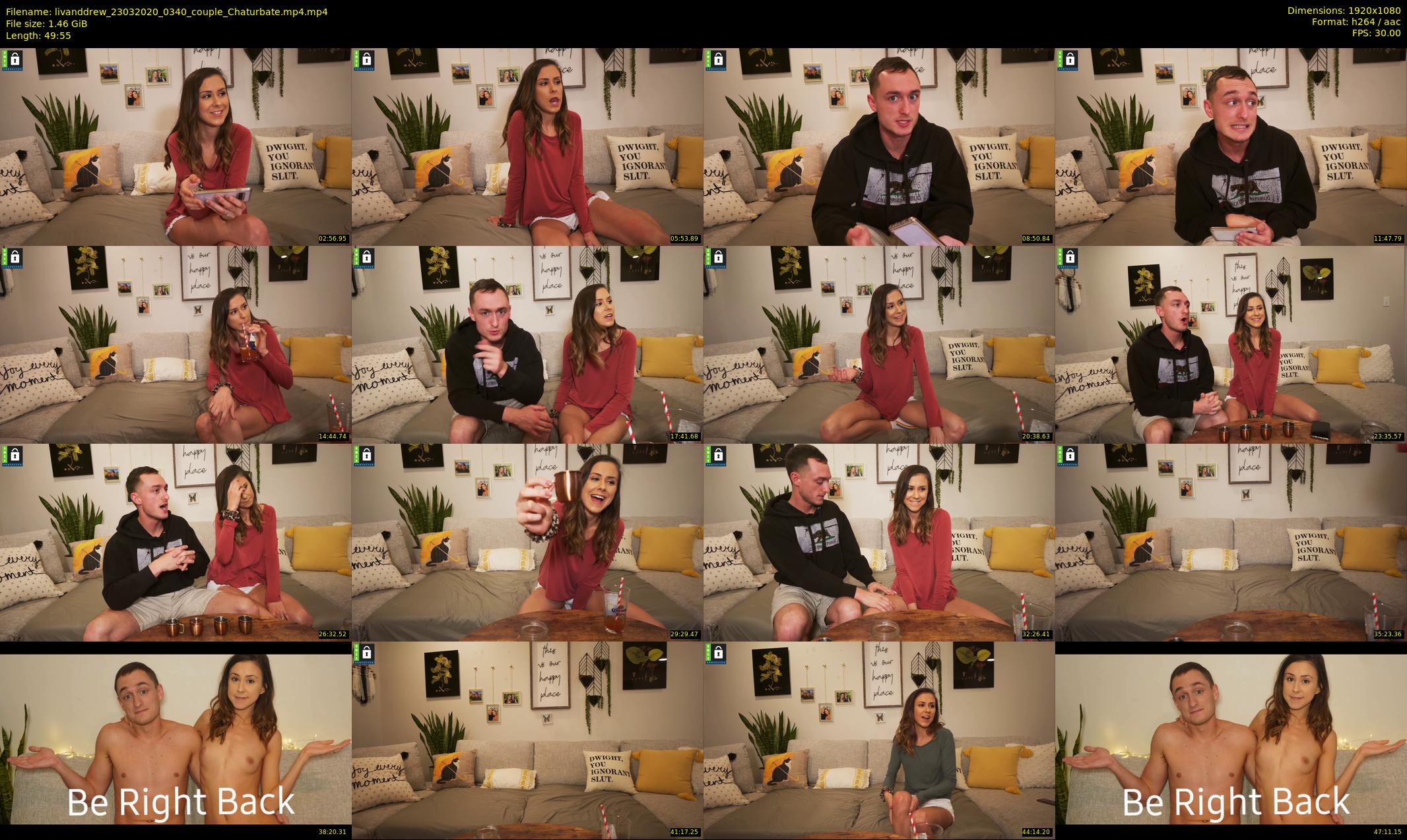 livanddrew — 50 minute Chaturbate couple cam show recording, 1080p, Mar 23, 2020