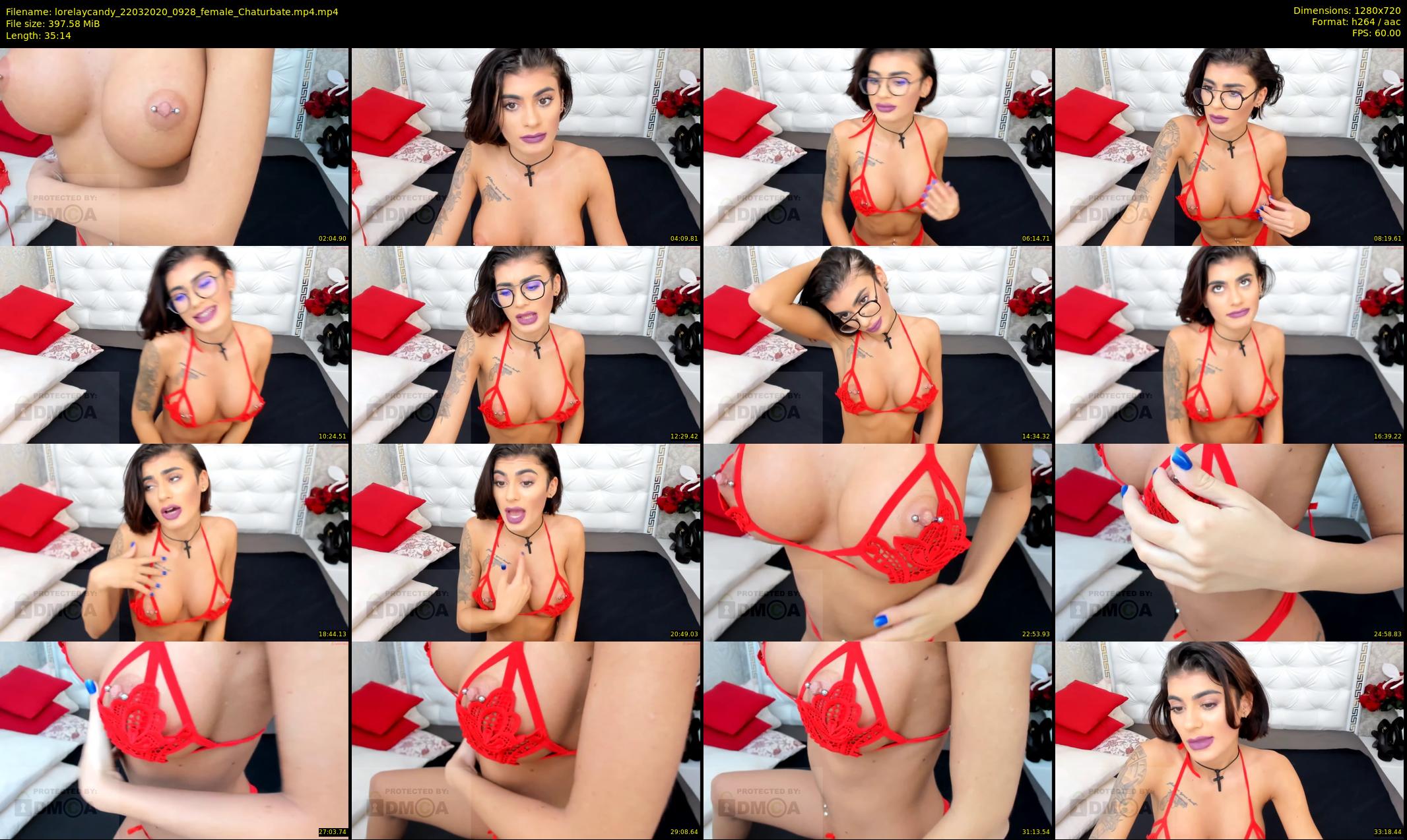 lorelaycandy — 36 minute Chaturbate female cam show recording, 720p, Mar 22, 2020