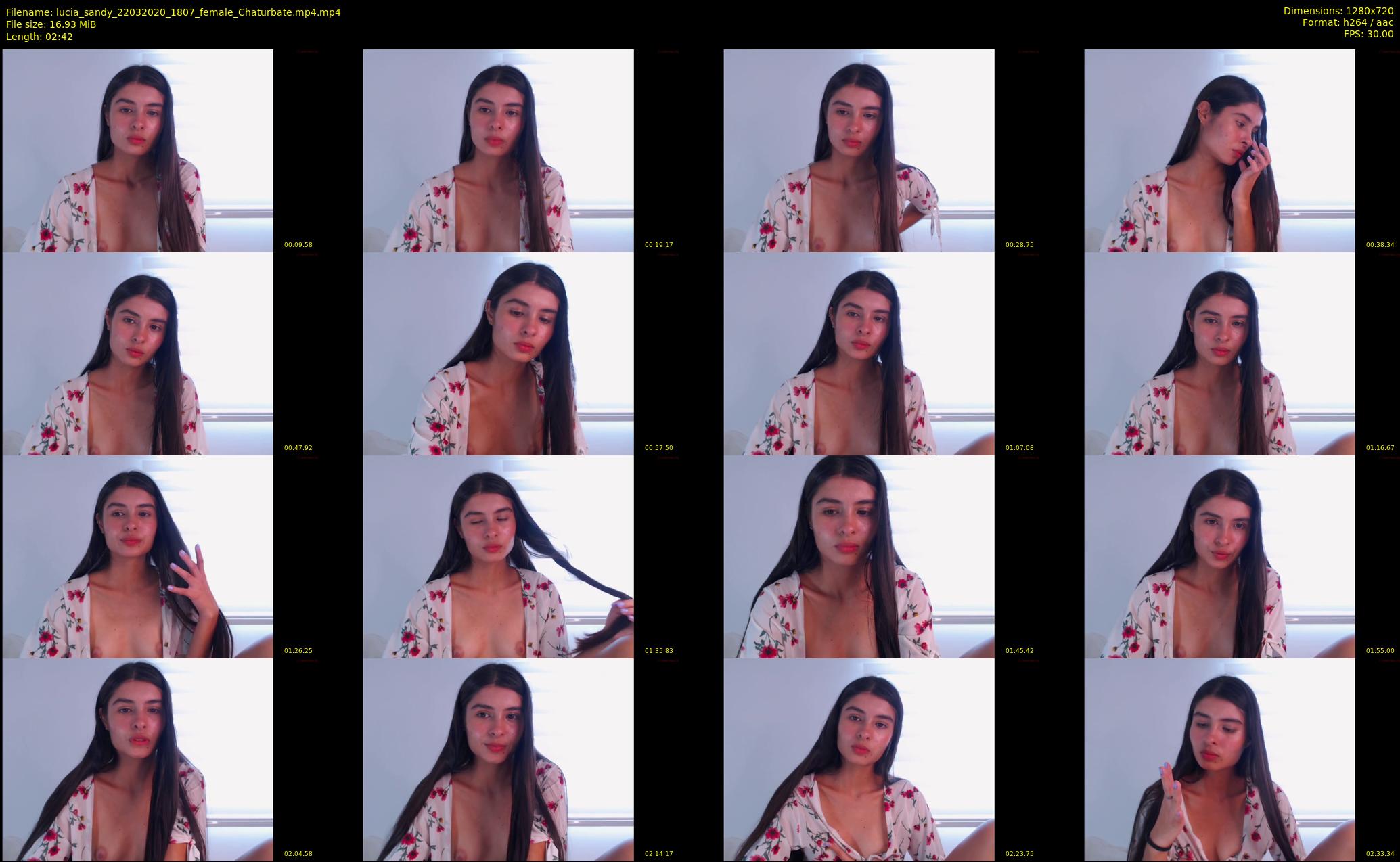 lucia_sandy — 3 minute Chaturbate female cam show recording, 720p, Mar 22, 2020