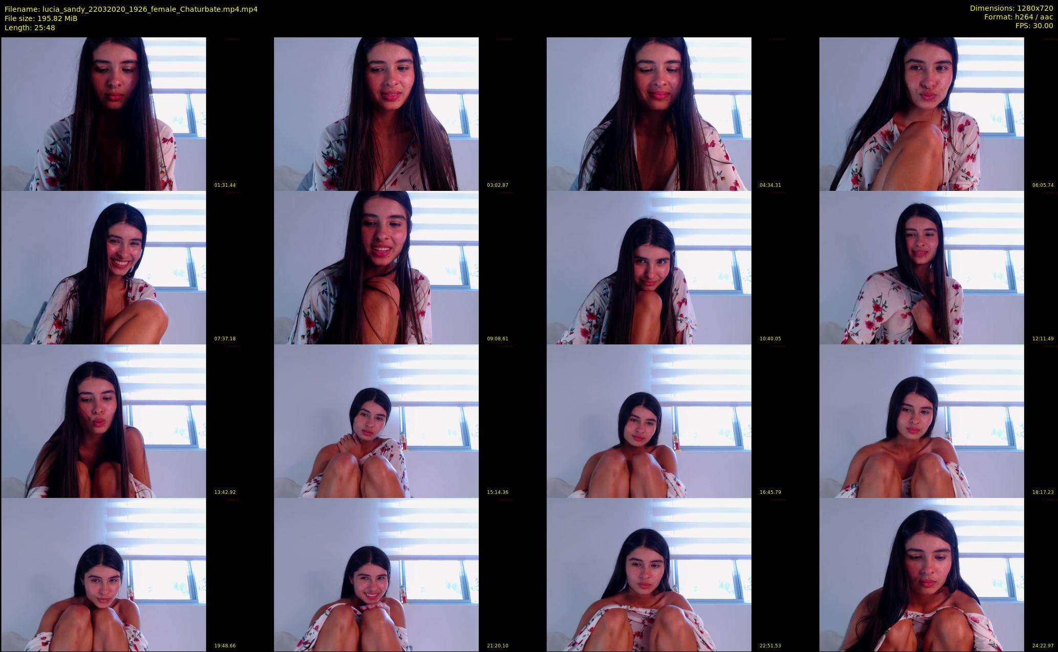lucia_sandy — 26 minute Chaturbate female cam show recording, 720p, Mar 22, 2020