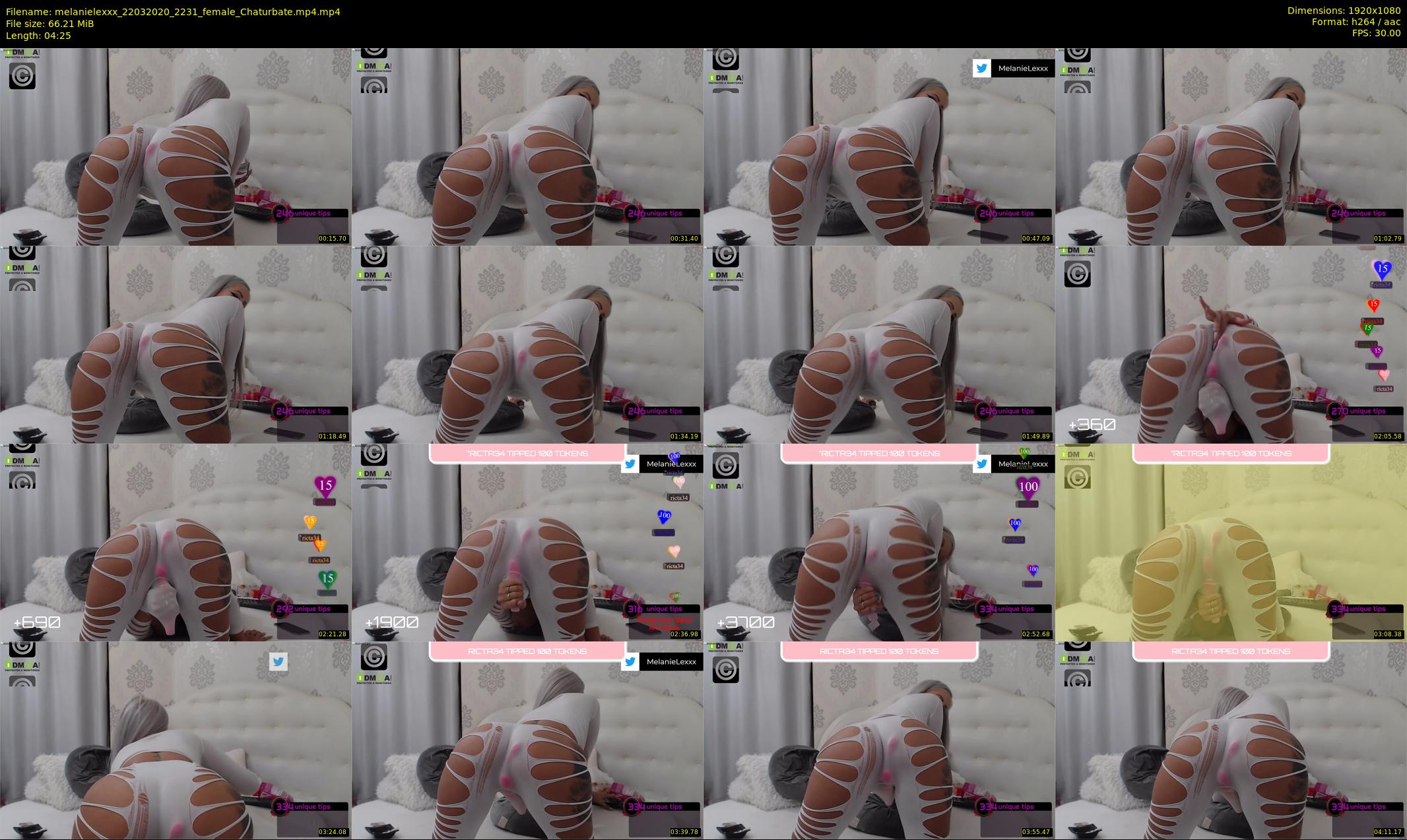 melanielexxx — 5 minute Chaturbate female cam show recording, 1080p, Mar 22, 2020