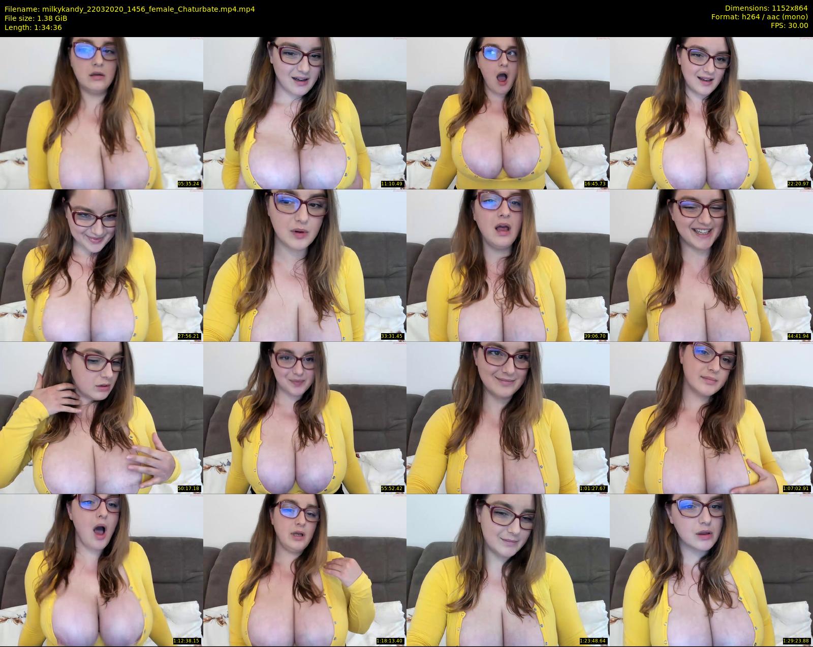 milkykandy — 95 minute Chaturbate female cam show recording, 720p, Mar 22, 2020