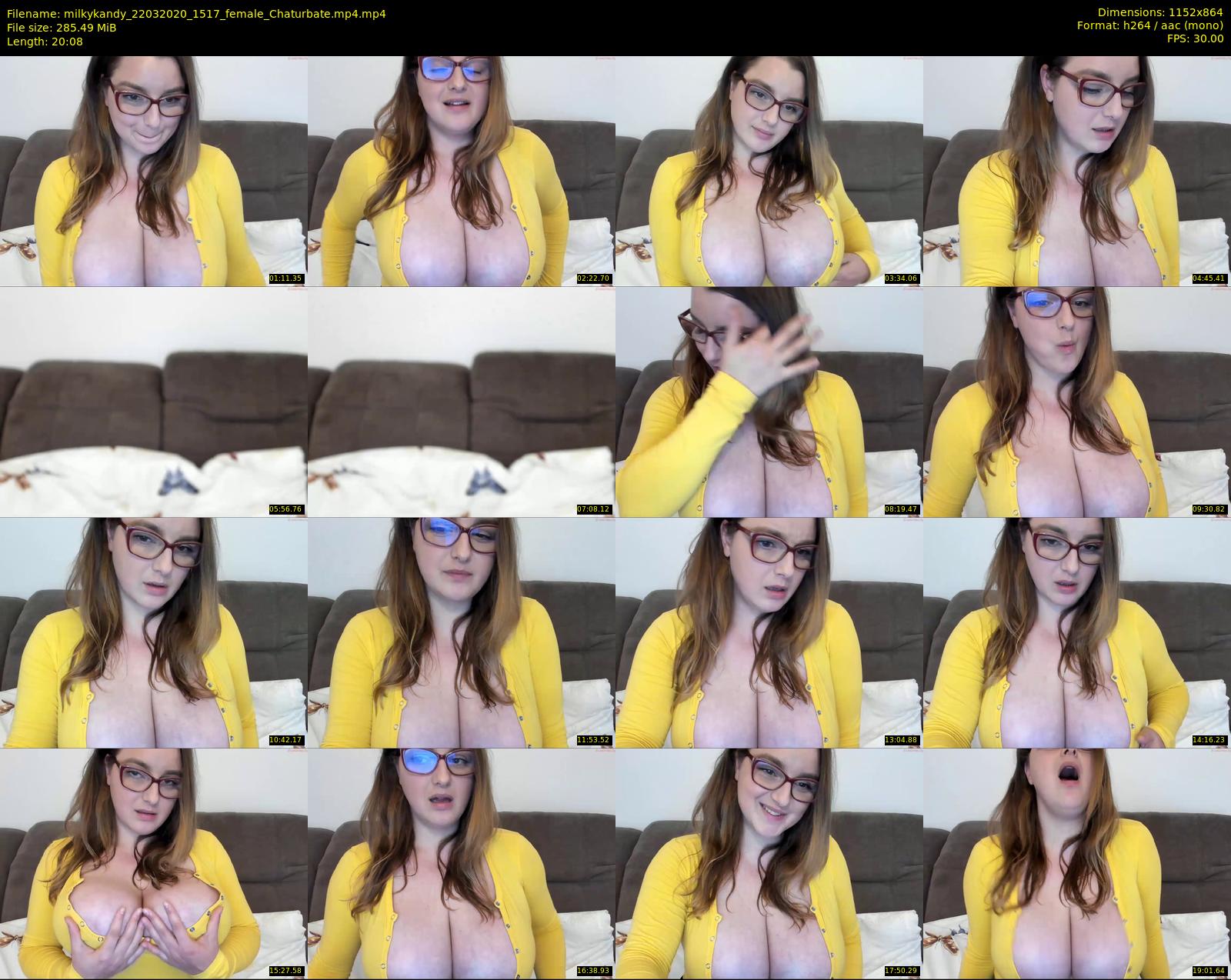 milkykandy — 21 minute Chaturbate female cam show recording, 720p, Mar 22, 2020
