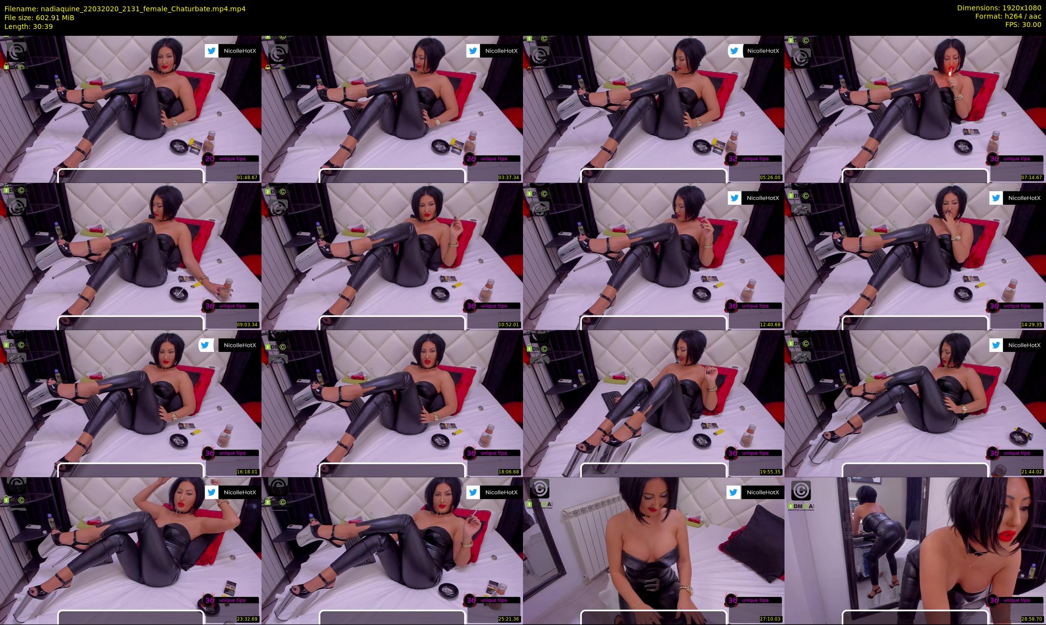 nadiaquine — 31 minute Chaturbate female cam show recording, 1080p, Mar 22, 2020