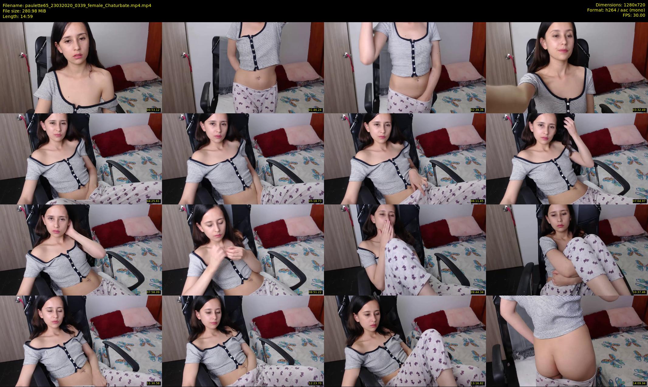 paulette65 — 15 minute Chaturbate female cam show recording, 720p, Mar 23, 2020