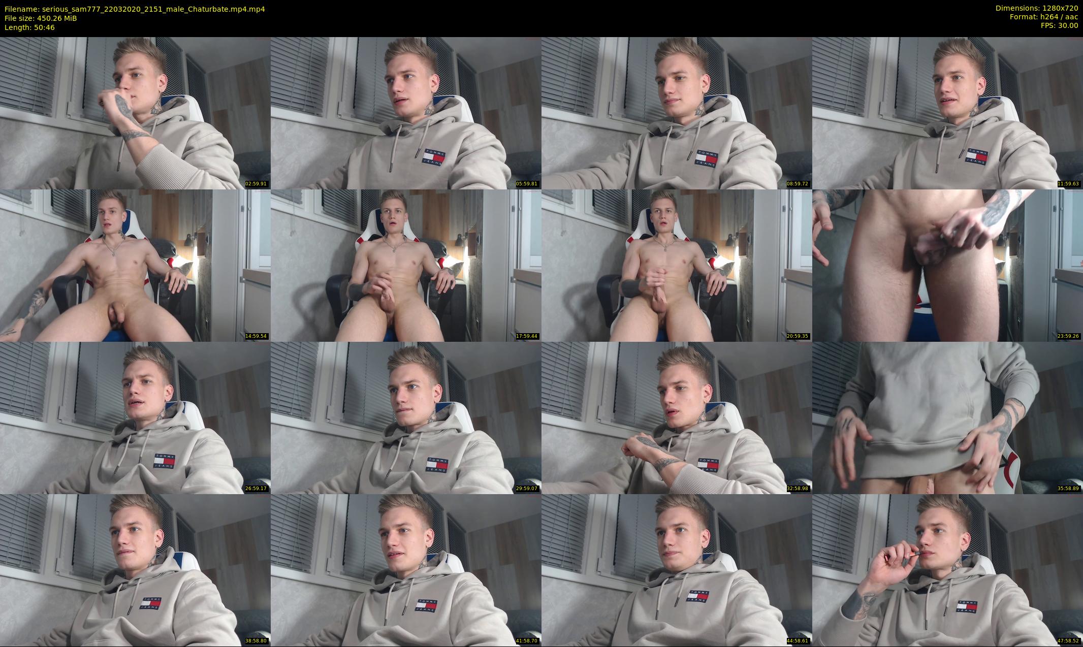 serious_sam777 — 51 minute Chaturbate male cam show recording, 720p, Mar 22, 2020